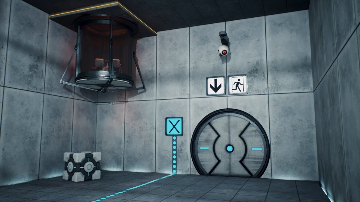 Here's How a Portal Remake Could Look in Unreal Engine 5 with Ray Tracing