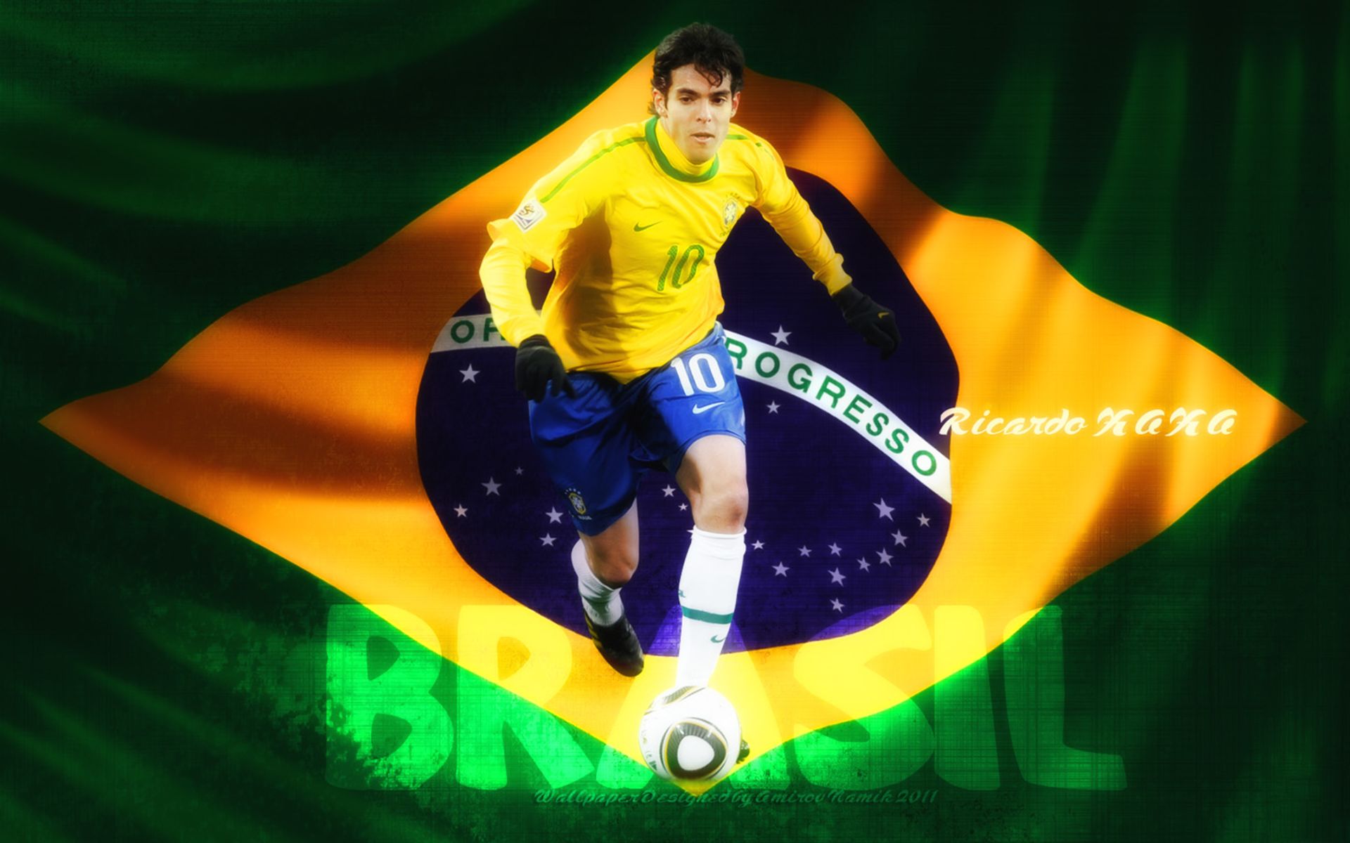 HD desktop wallpaper: Sports, Soccer, Kaká, Brazil National Football Team download free picture