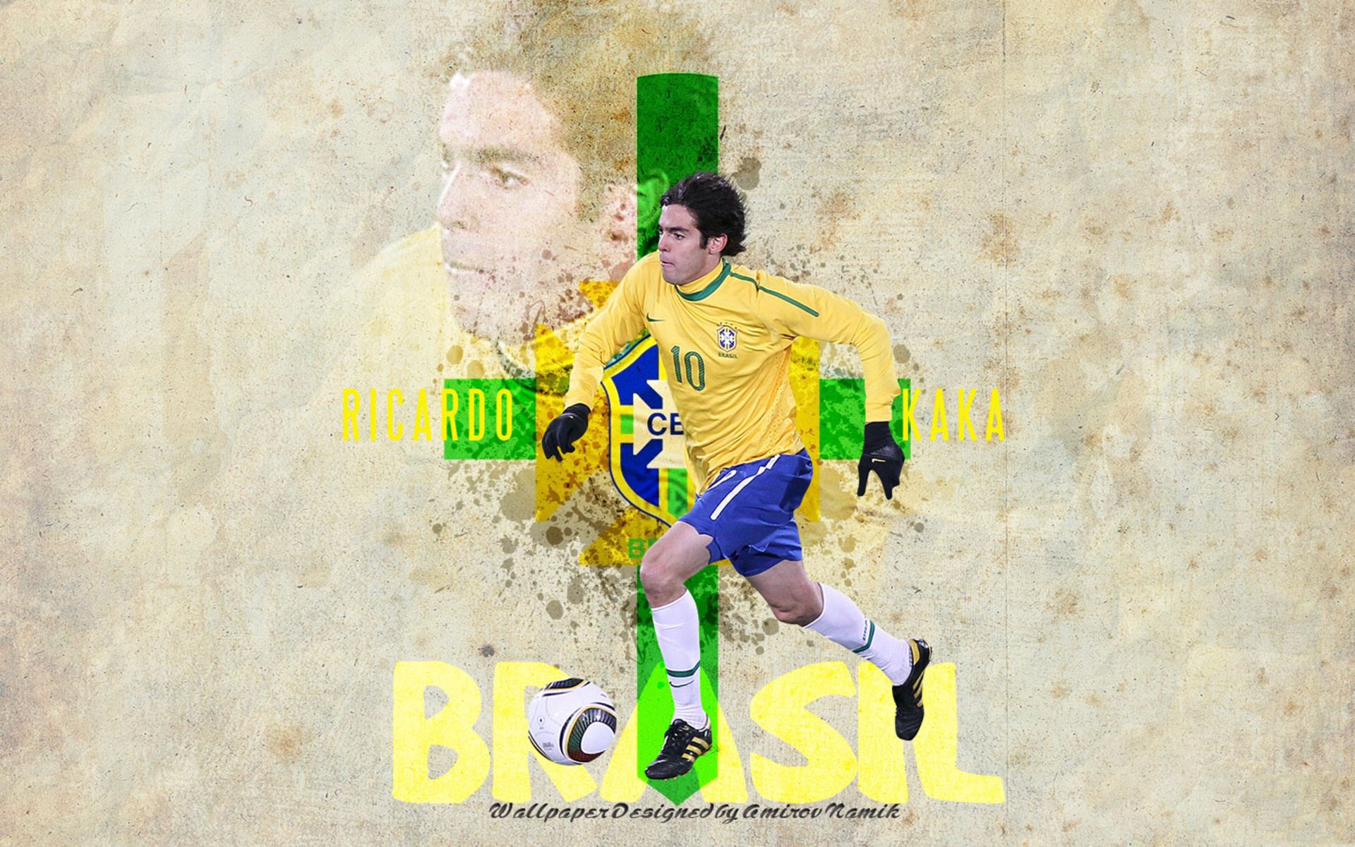 HD desktop wallpaper: Sports, Soccer, Kaká, Brazil National Football Team download free picture