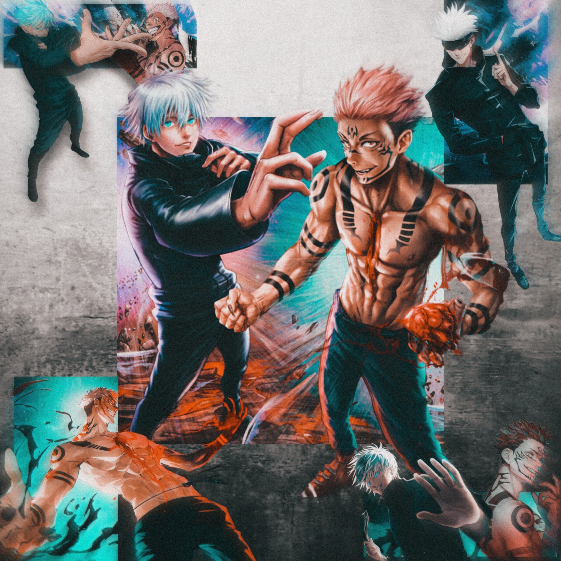 Gojo Vs Sukuna Fan Art Photos And Vectors