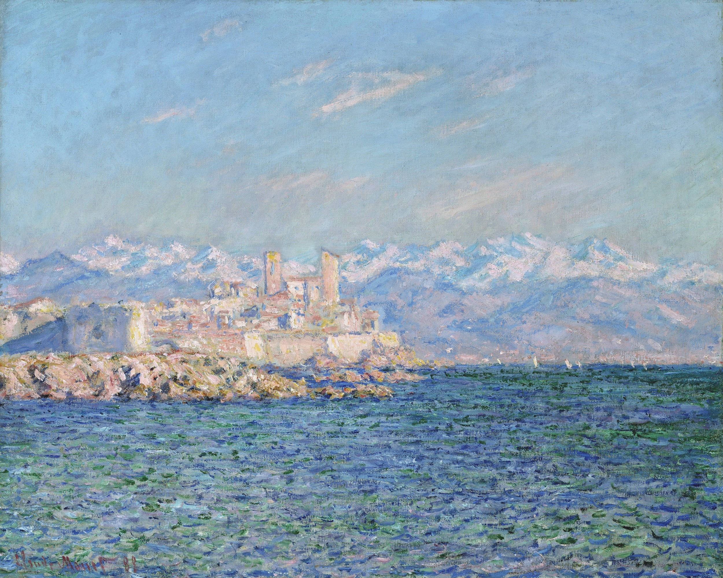 Download Antibes, Afternoon Effect Impressionist Painting Wallpaper
