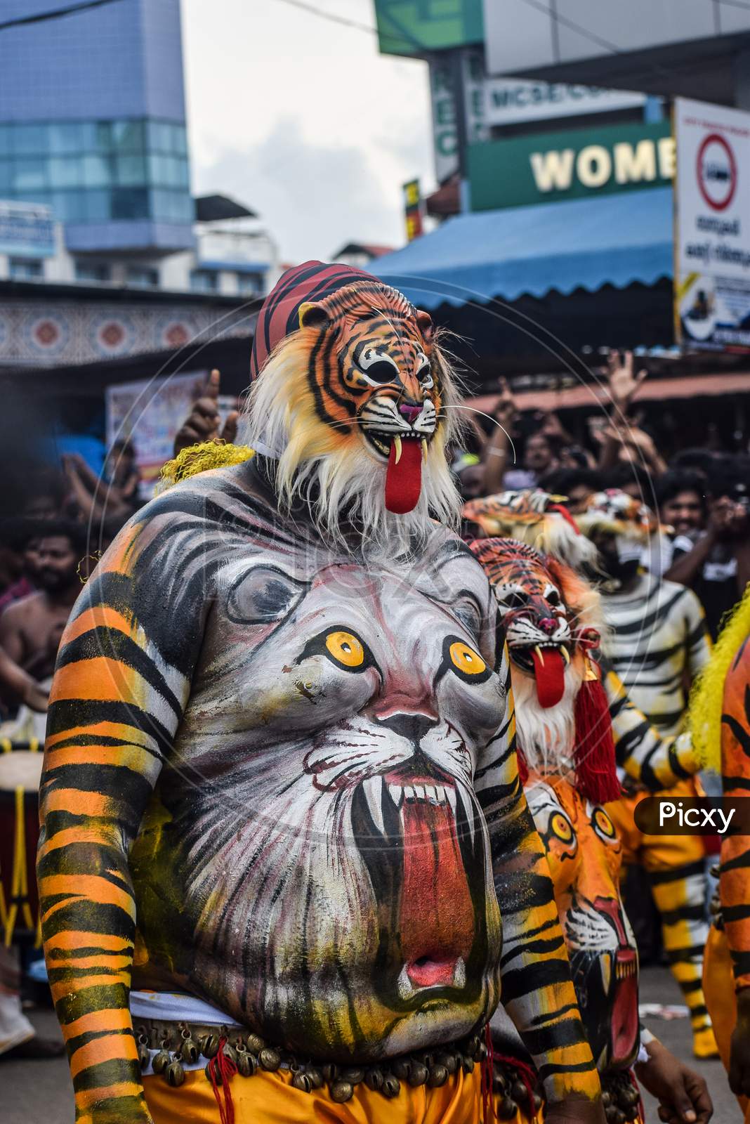 Image Of Pulikali Dance, Thrissur BH760988 Picxy