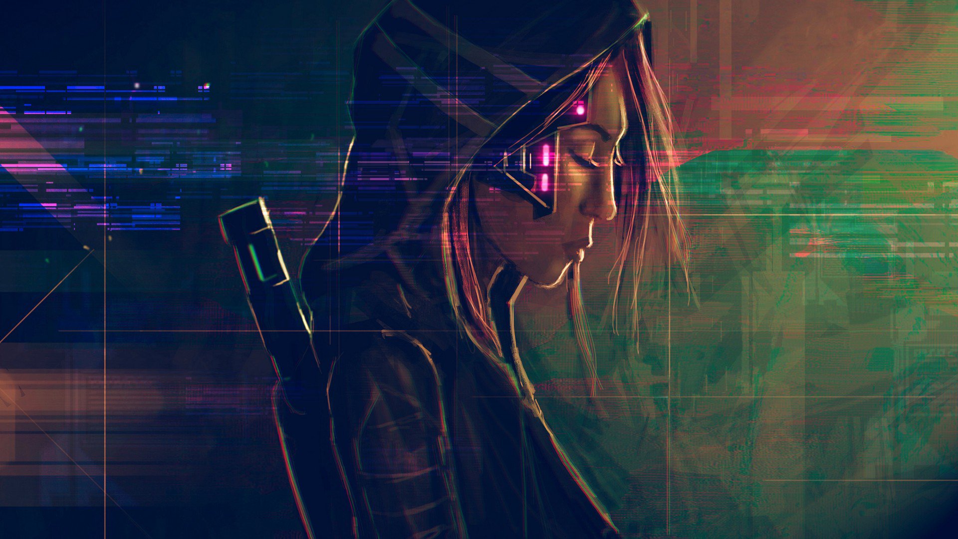 cyberpunk 2077 mask wallpaper