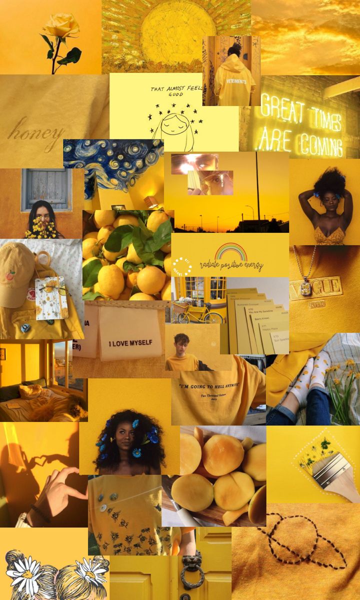 yellow aesthetic iphone wallpaper