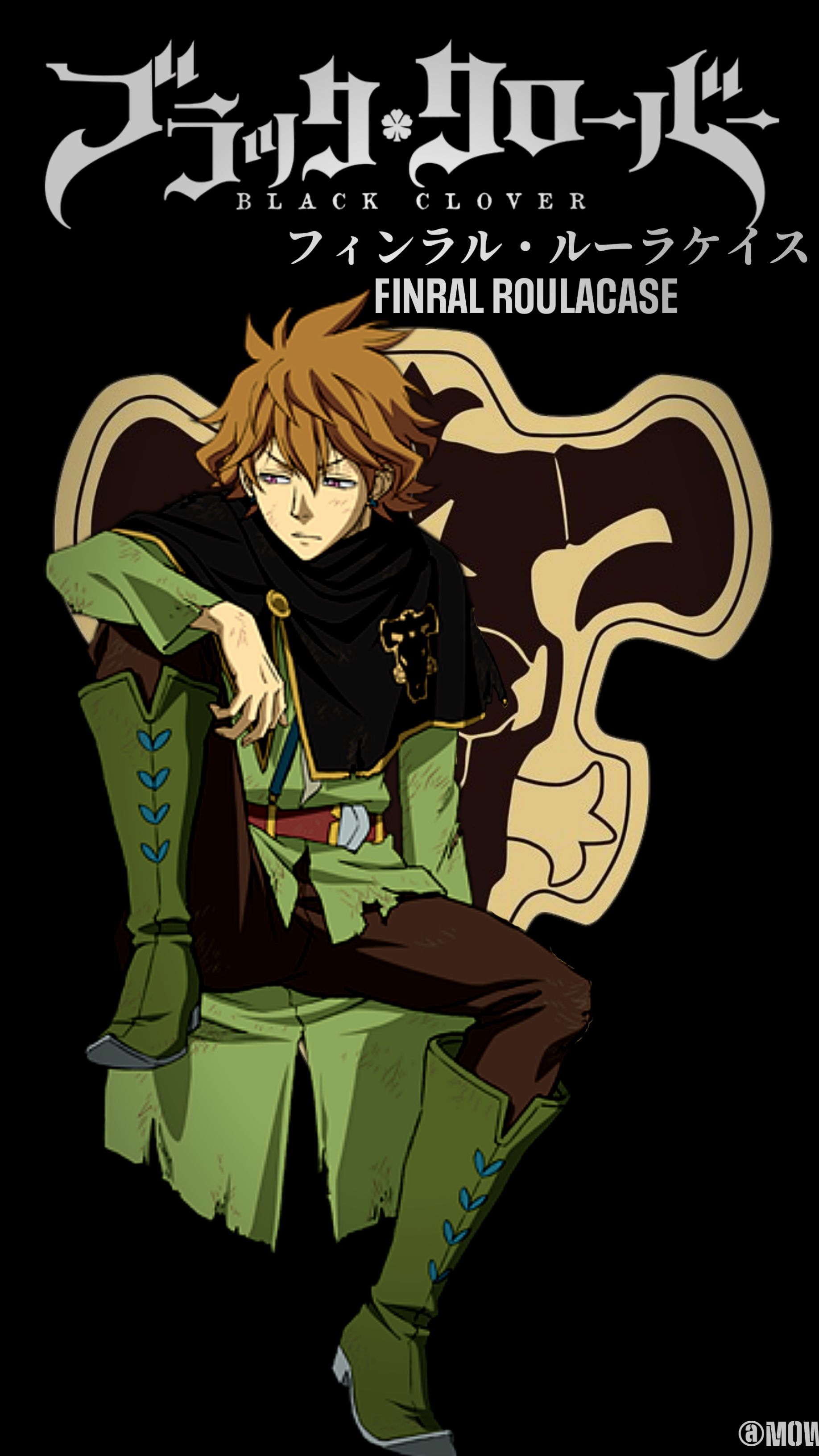 Finral Roulacase Clover Wallpaper. Tela de bloqueio de anime, Anime, Anime masculino