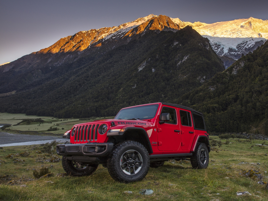 Wallpaper red, 4x4, suv, jeep wrangler desktop wallpaper, HD image, picture, background, a7161a