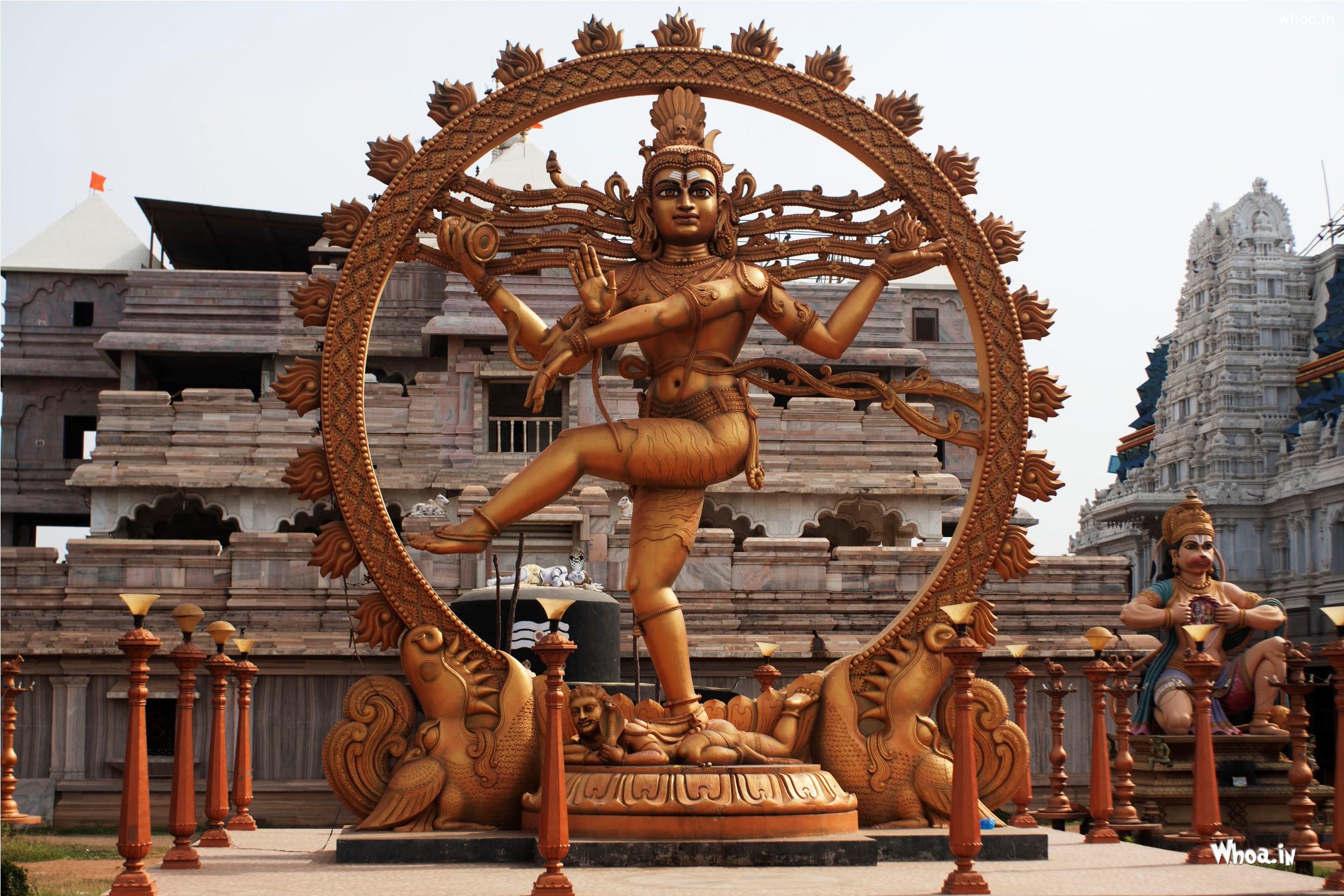 Lord Nataraja Dancing Statue HD Wallpaper