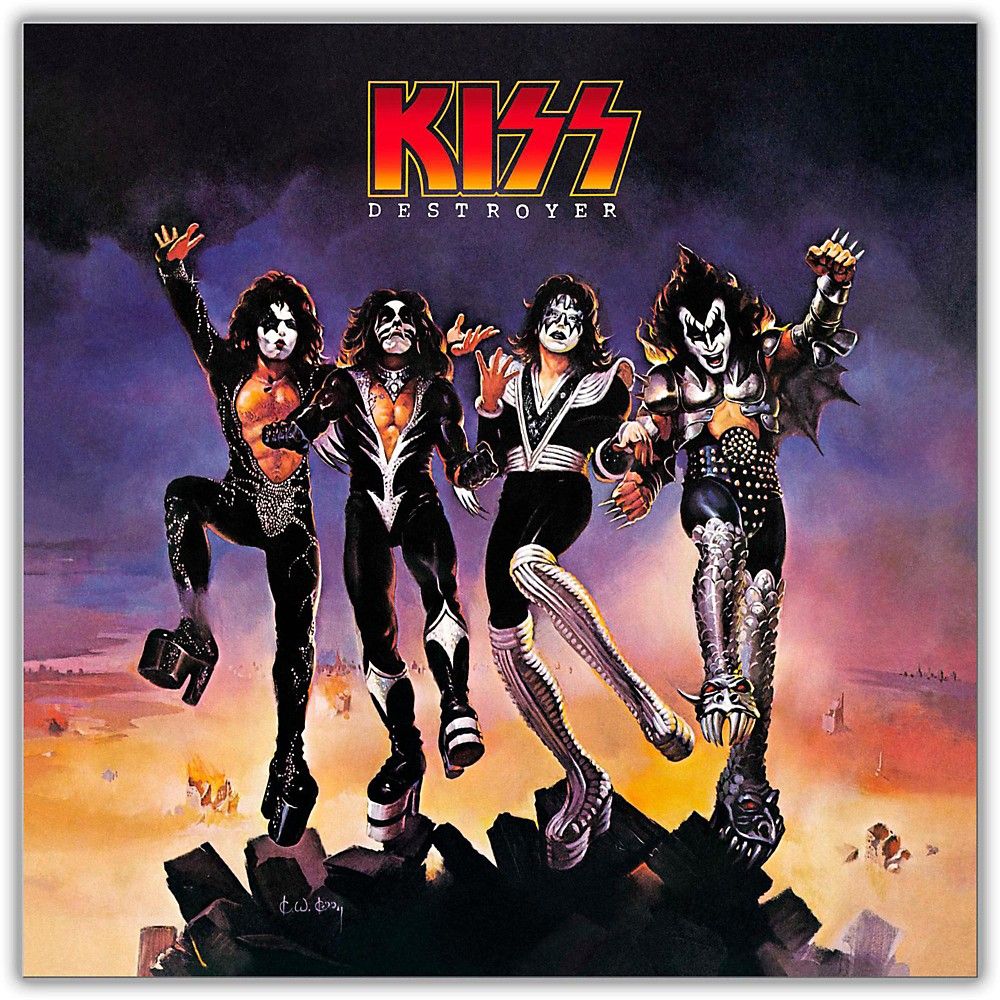 Kiss Vinyl LP. Mejores portadas de discos, Portadas de discos, Portadas de álbumes de rock