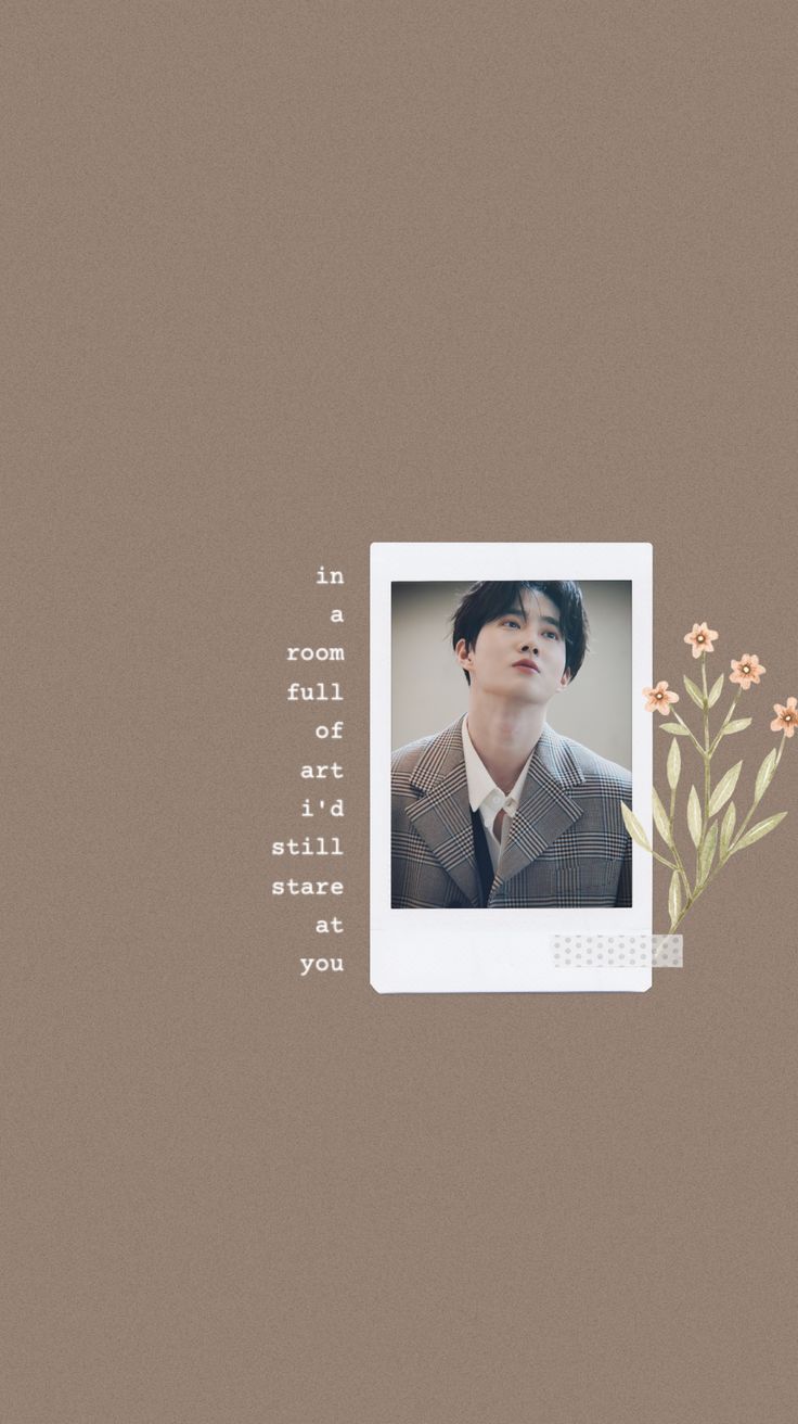 SUHO SELF PORTRAIT WALLPAPER