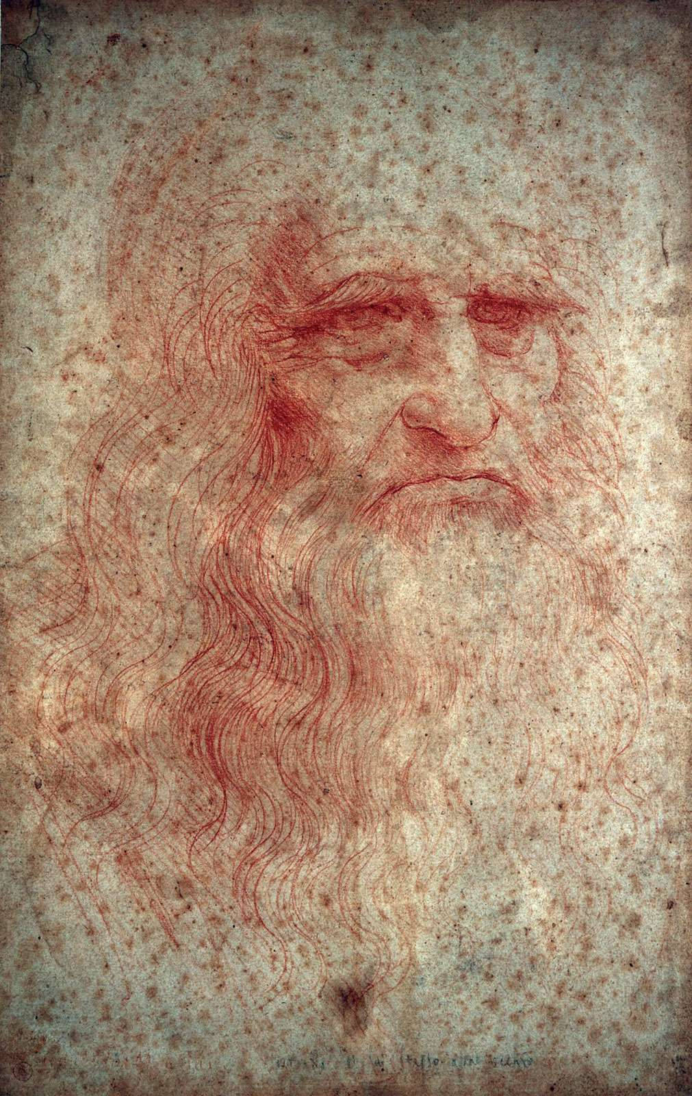 Download Leonardo Da Vinci Self Portrait Wallpaper