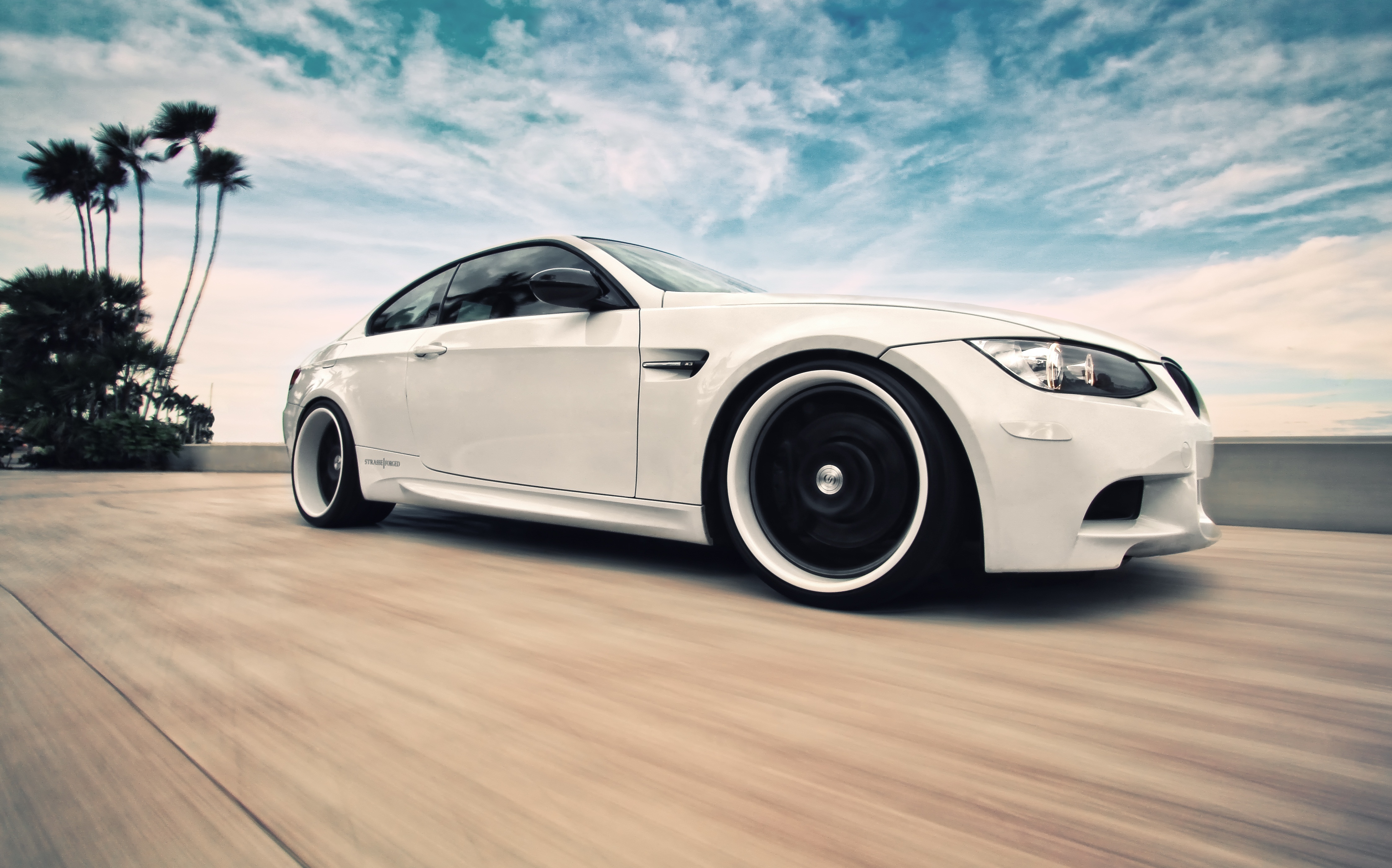 Wallpaper, white, Tuner Car, BMW M4 4489x2799