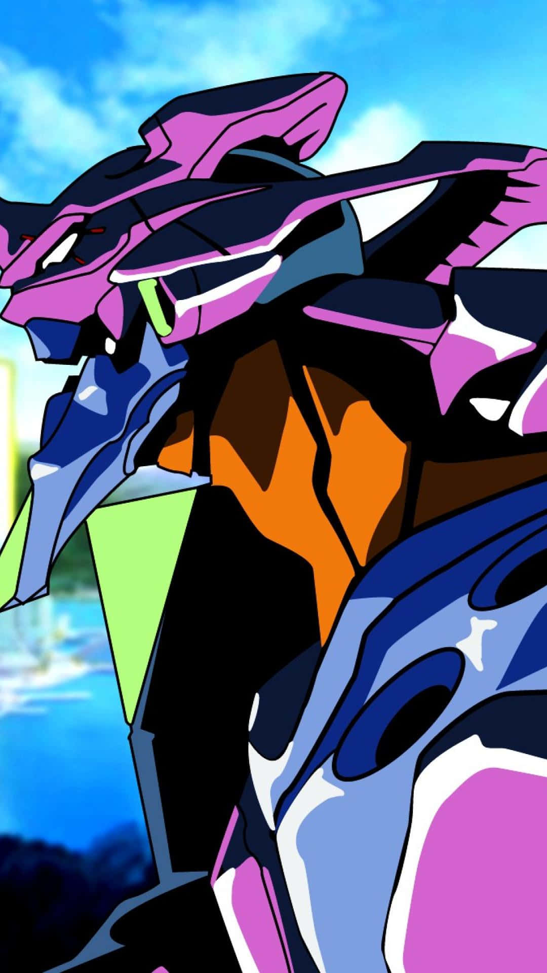 Download Get the cool new Neon Genesis Evangelion iPhone and show off your fandom Wallpaper