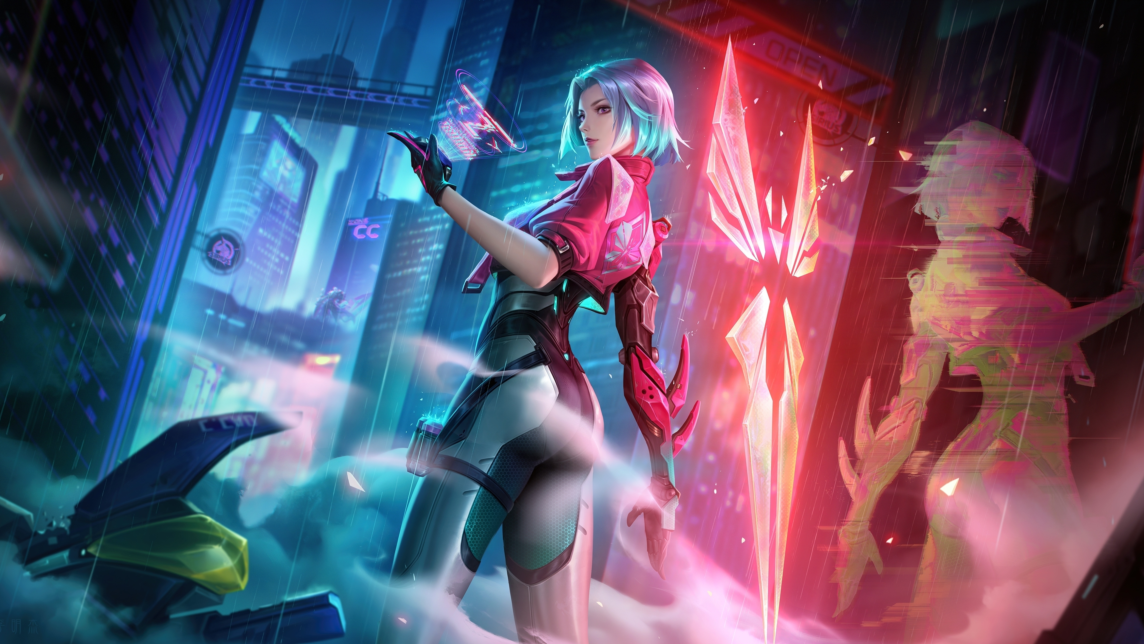 Download wallpaper 3840x2160 girl character, anime, game, honor of kings 4k wallpaper, uhd wallpaper, 16:9 widescreen 3840x2160 HD background, 27690