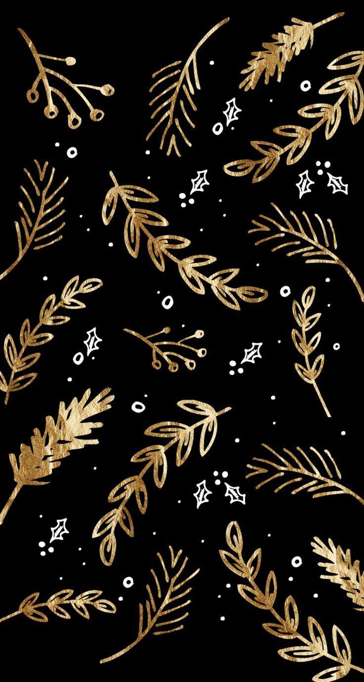 Black and Gold Phone Wallpaper Free Black and Gold Phone Background