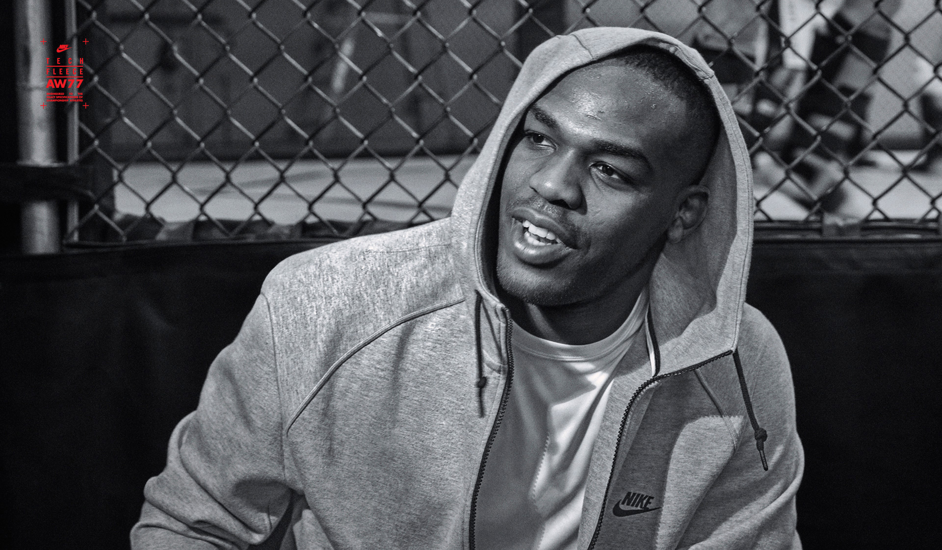 Wallpaper, Jon Jones, boxer, UFC, bw 1920x1121