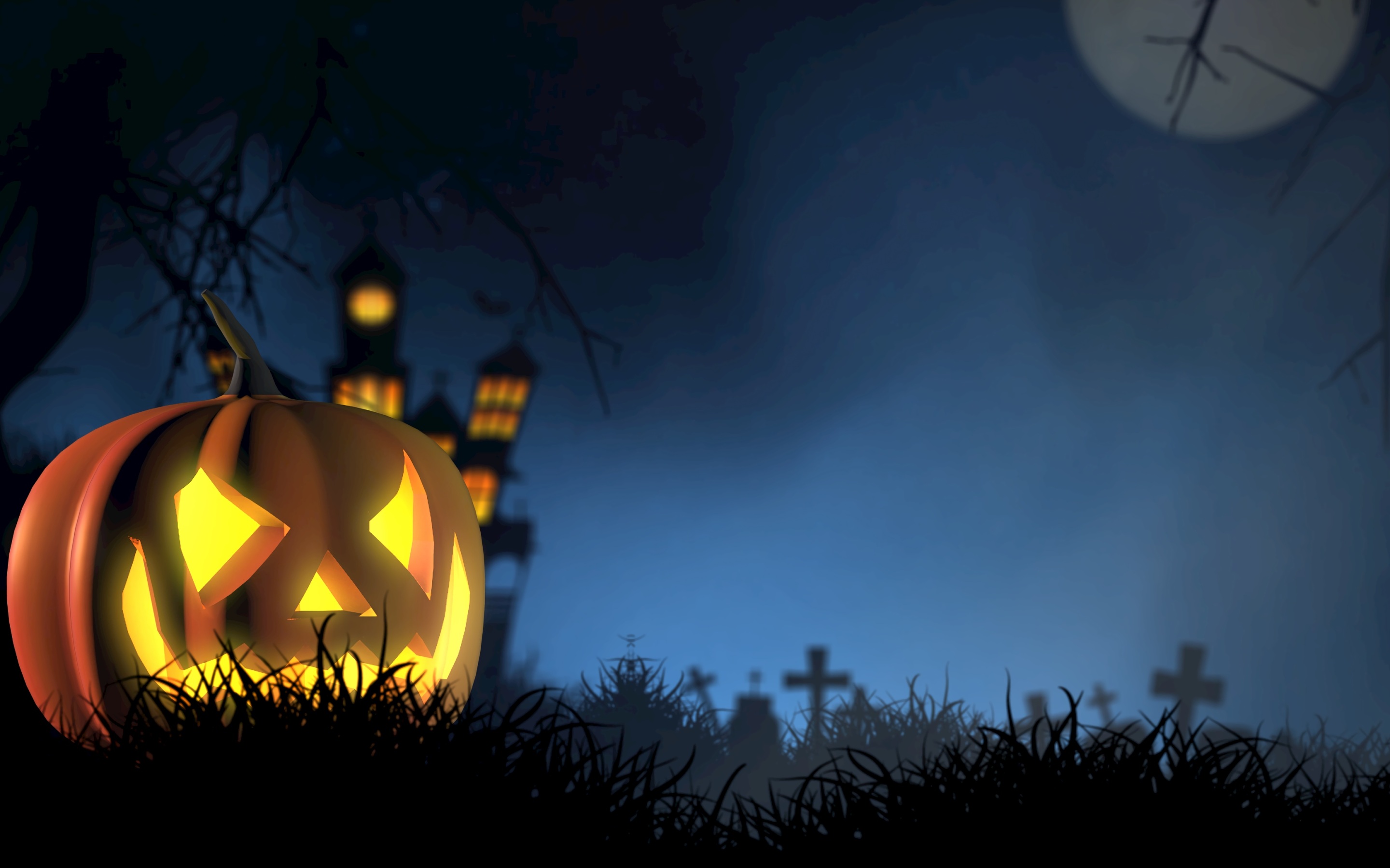 Wallpaper 4k halloween, pumpkin, spooky, face, autumn 4k Wallpaper