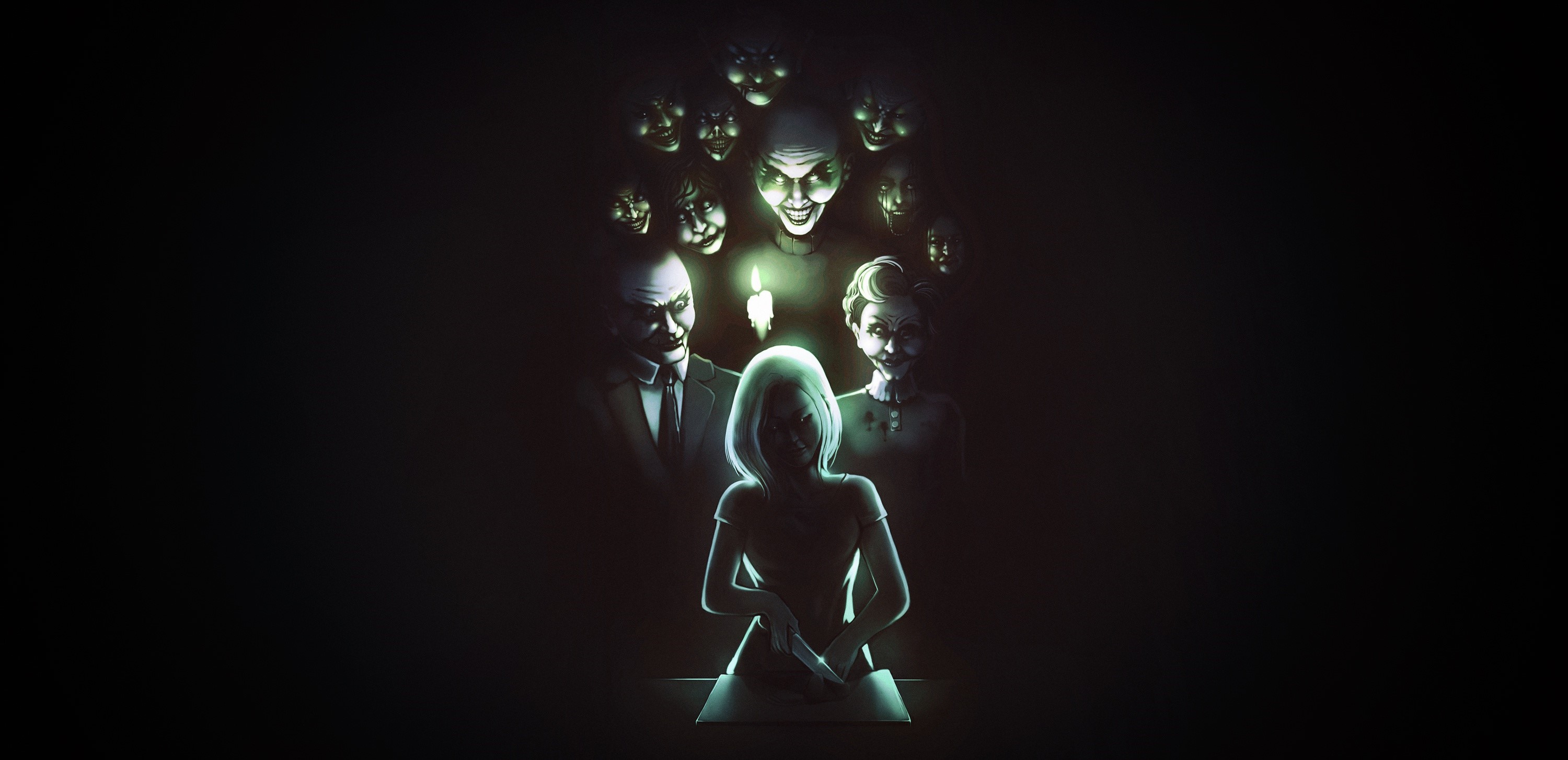 artwork, spooky, ghosts Gallery HD Wallpaper