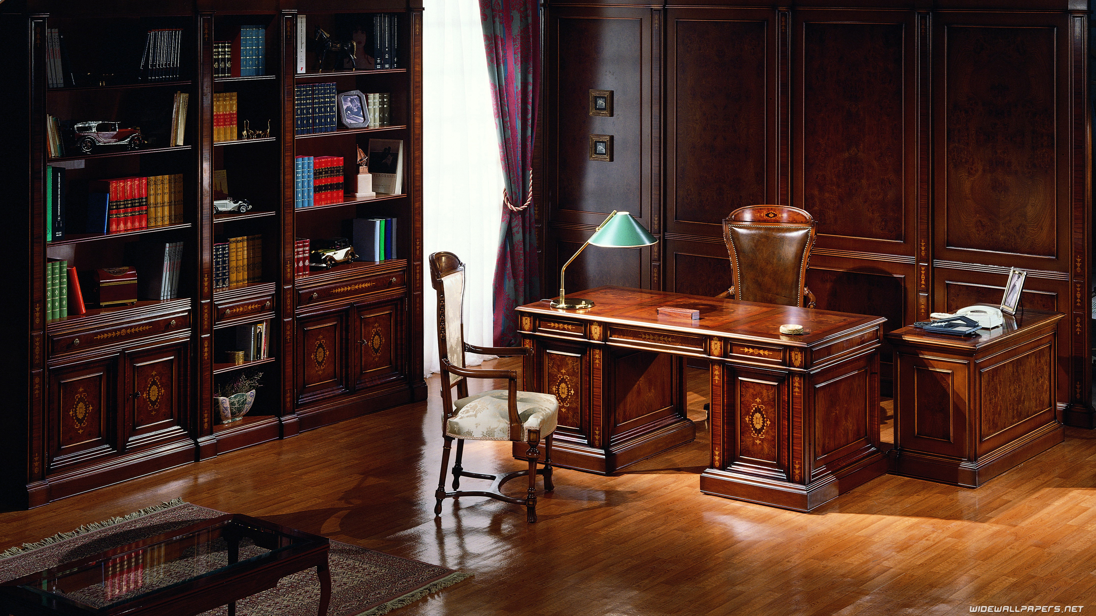 Office interior desktop wallpaper 4K Ultra HD