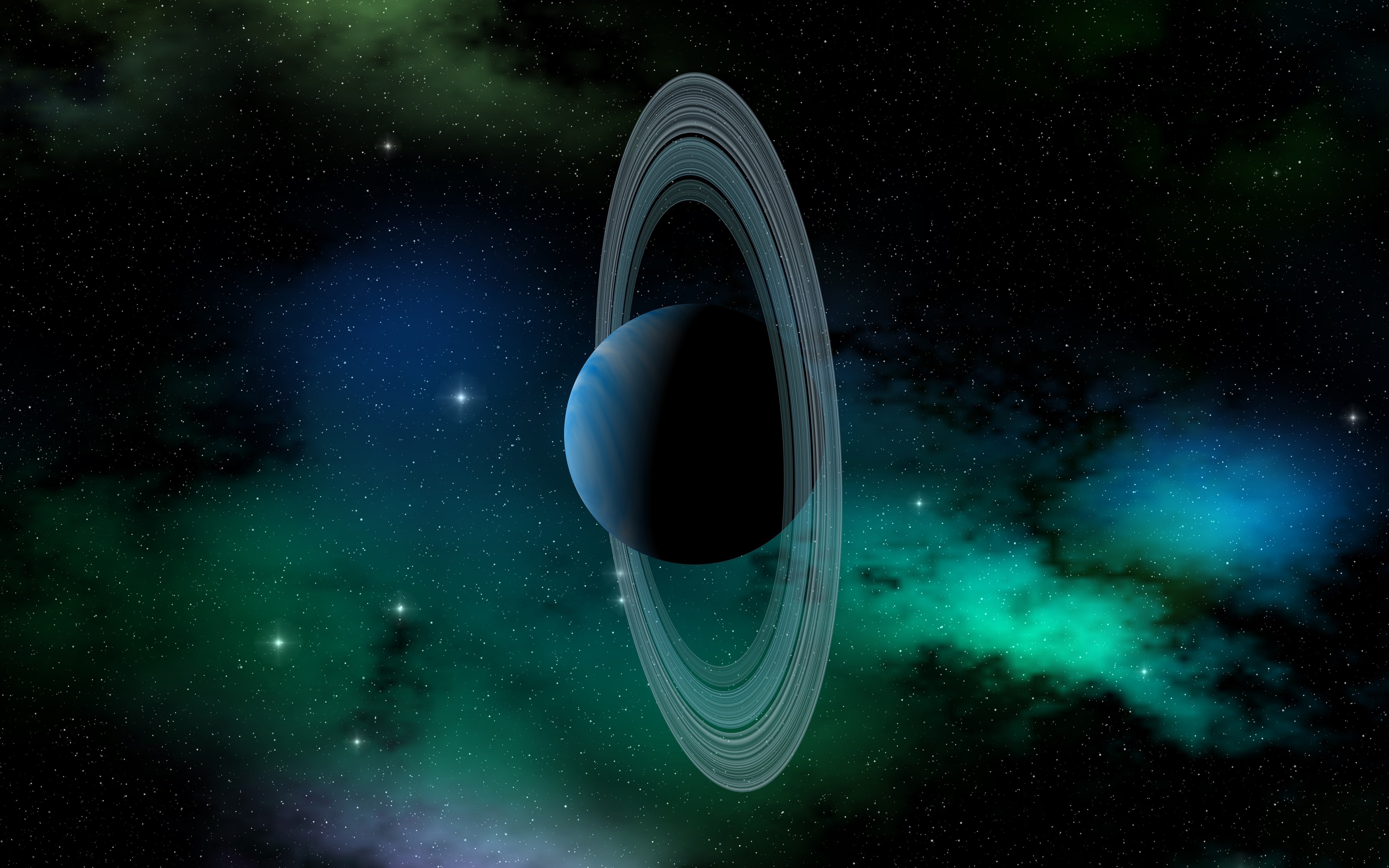 uranus planet solar system planetary rings space art artwork Gallery HD Wallpaper