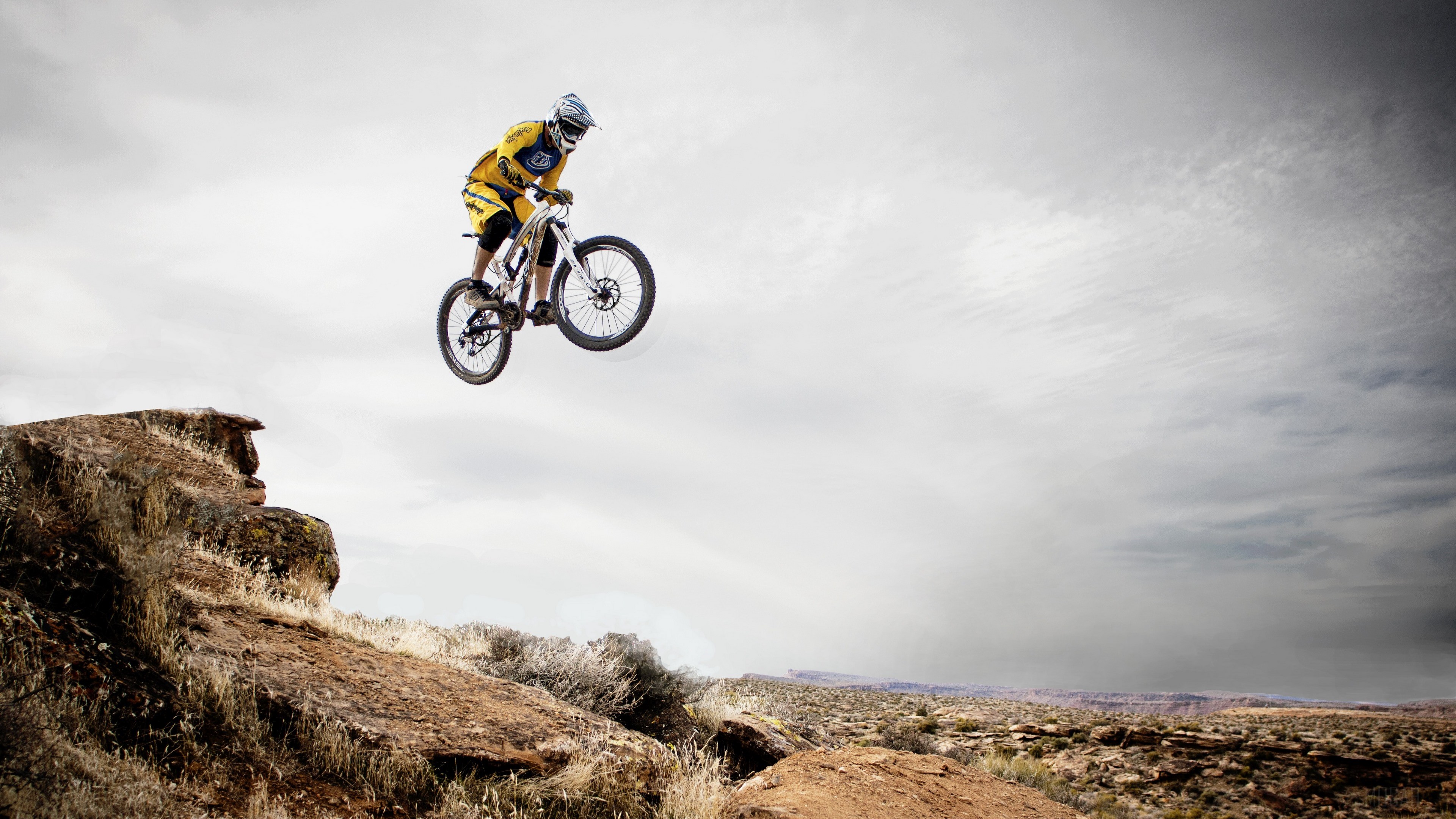Bicycle, Bike, Jump, Mountain Bike, Sport 4k Gallery HD Wallpaper