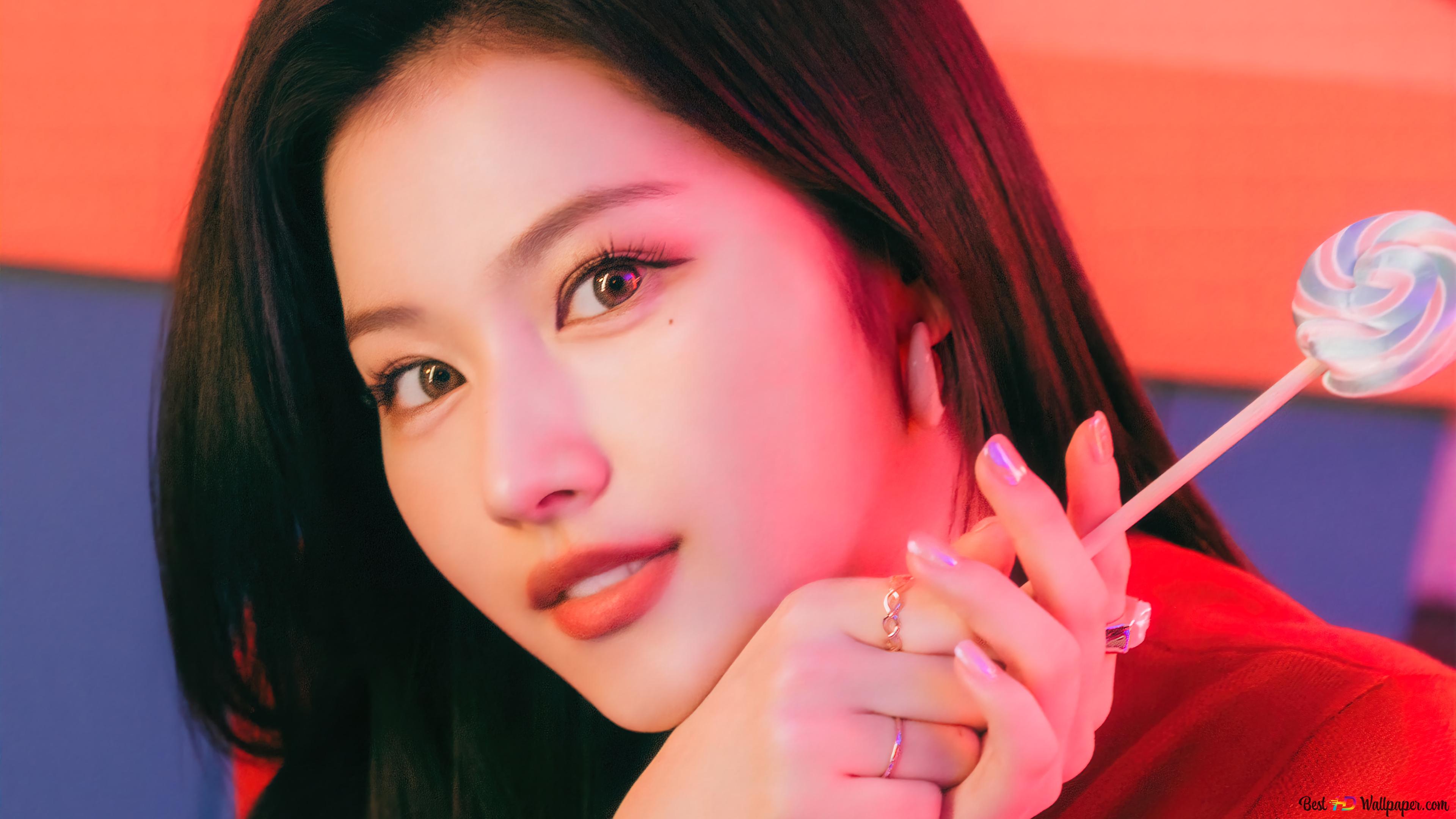 TWICE's Sana in 'Kura Kura' MV Shoot [2021] 4K wallpaper download