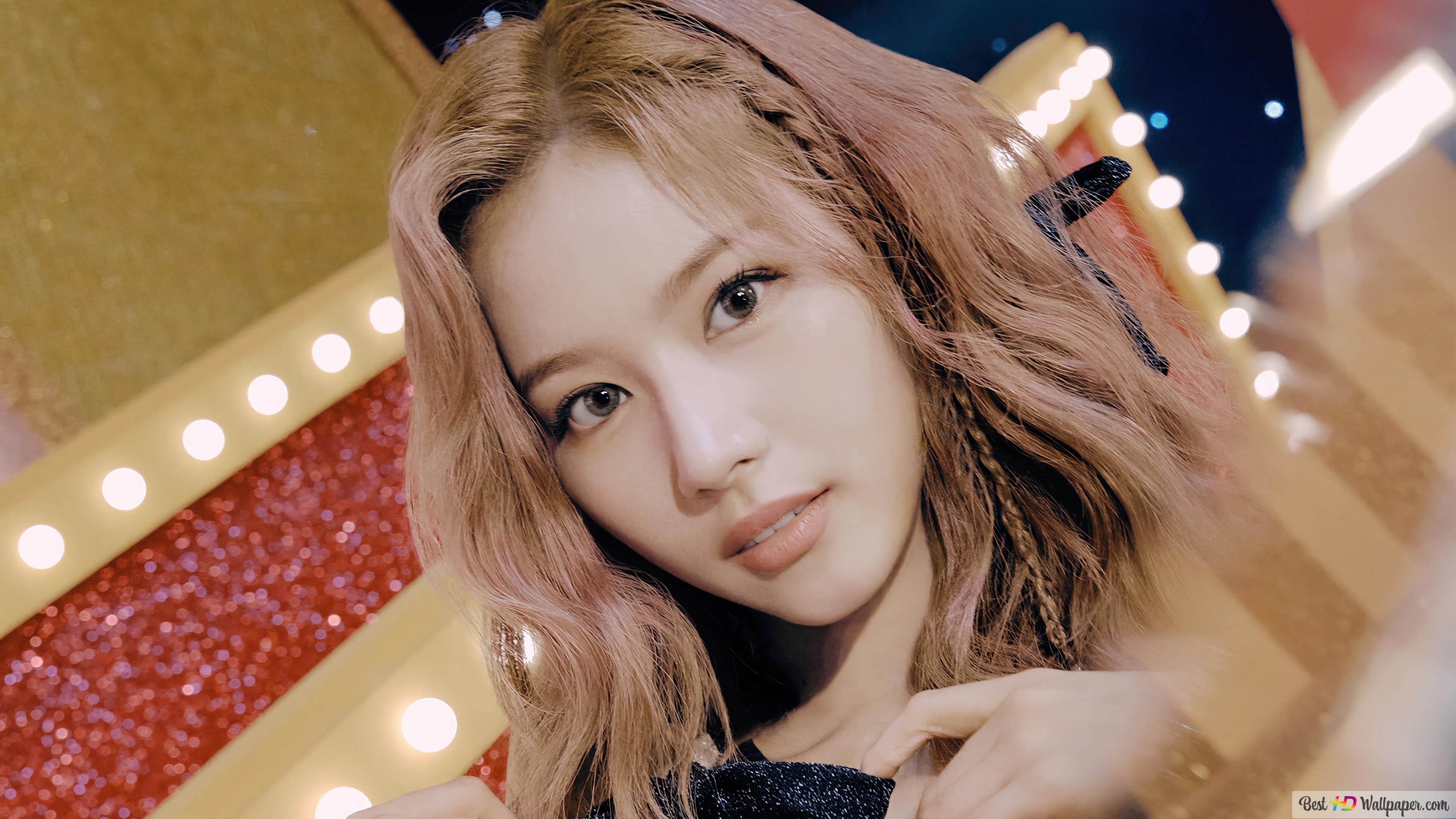 TWICE's Sana in 'The Feels' MV Shoot 4K wallpaper download