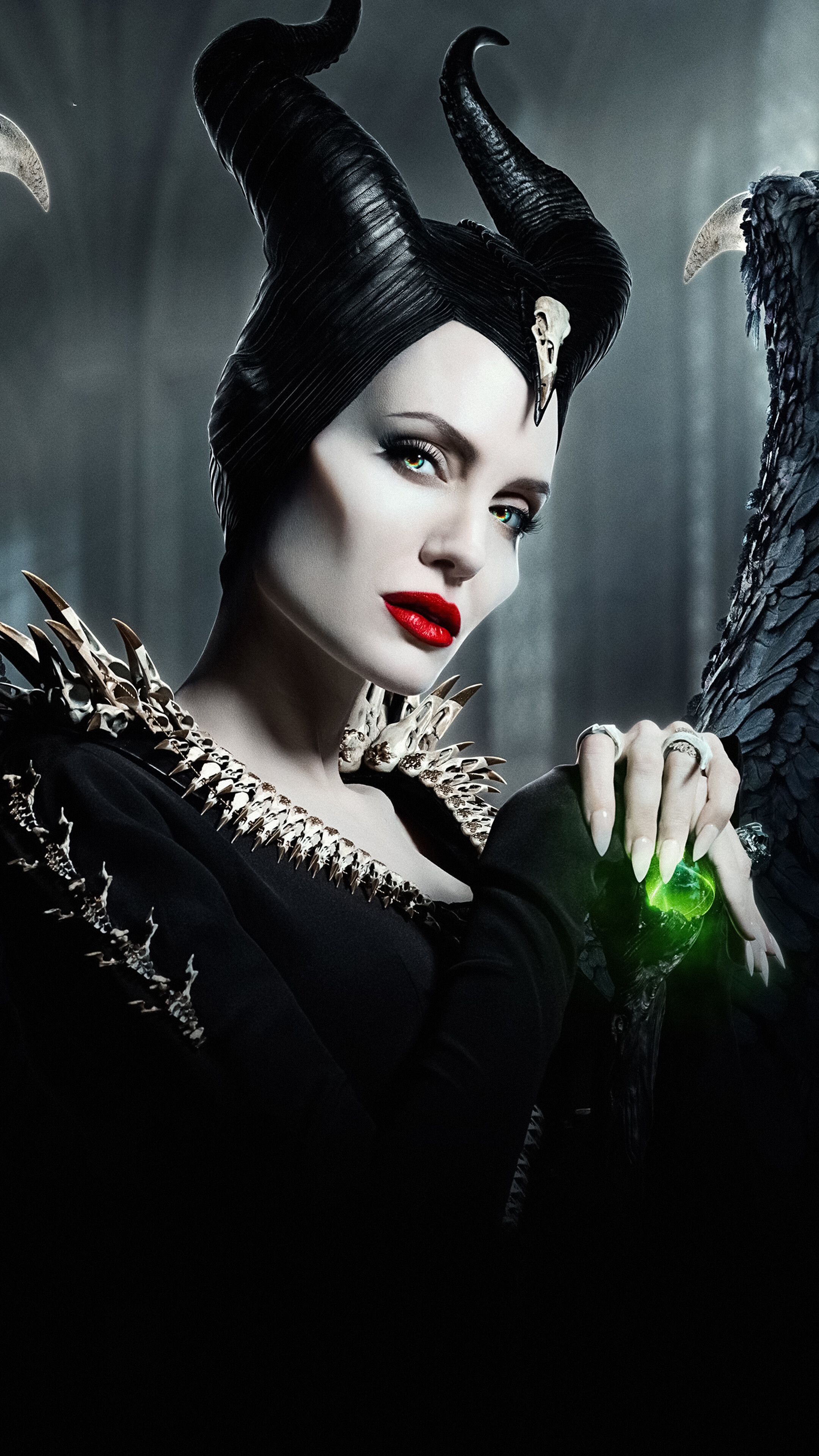 Maleficent: Mistress of Evil, Angelina Jolie, Movie, Poster, 4k Gallery HD Wallpaper