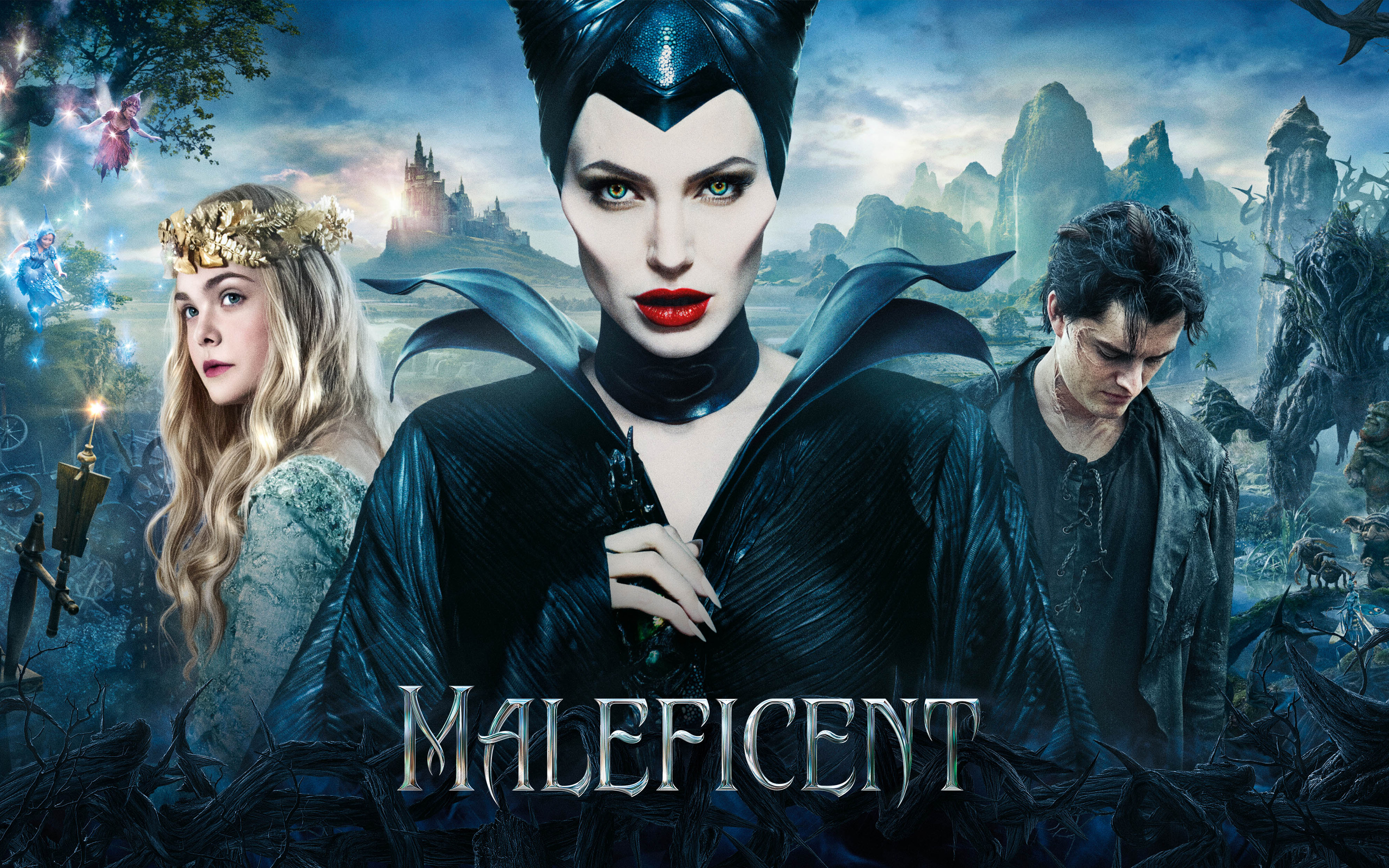 Maleficent 4K wallpaper for your desktop or mobile screen free and easy to download