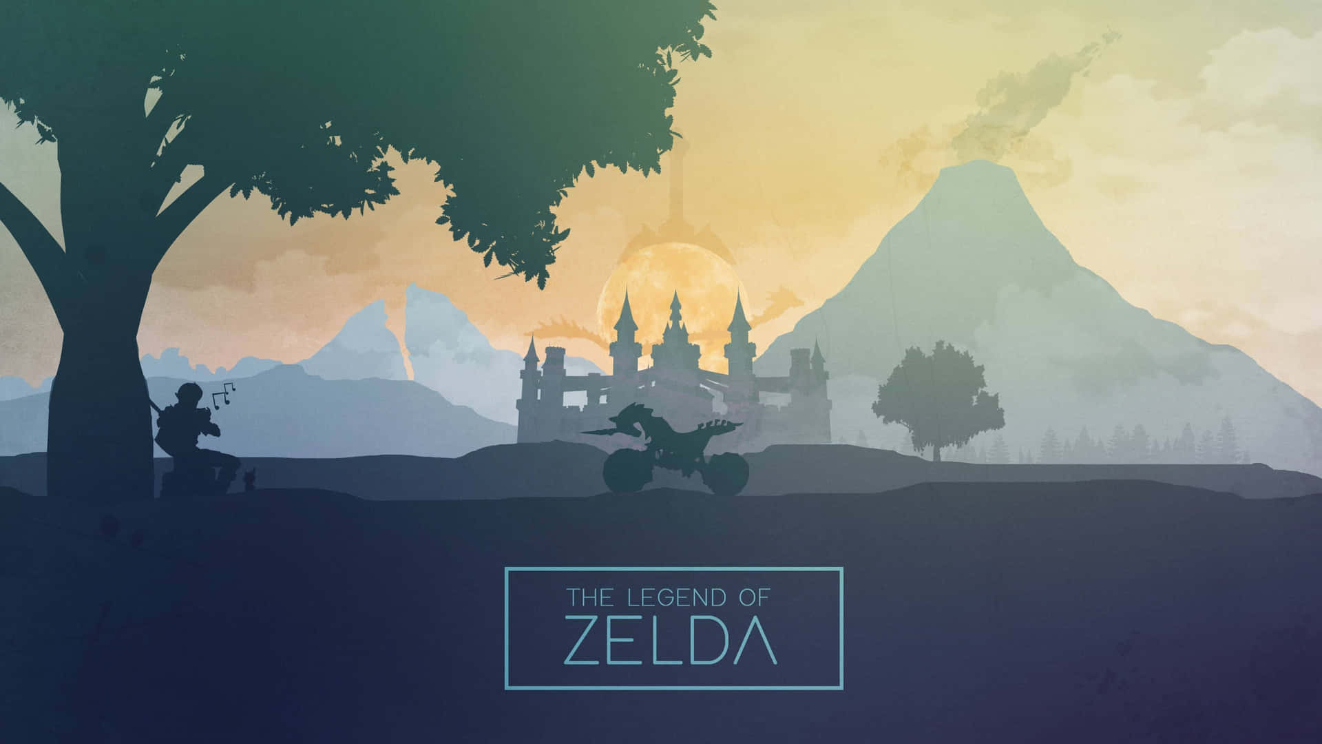 Download Zelda Breath Of The Wild 4K Layered Art Wallpaper