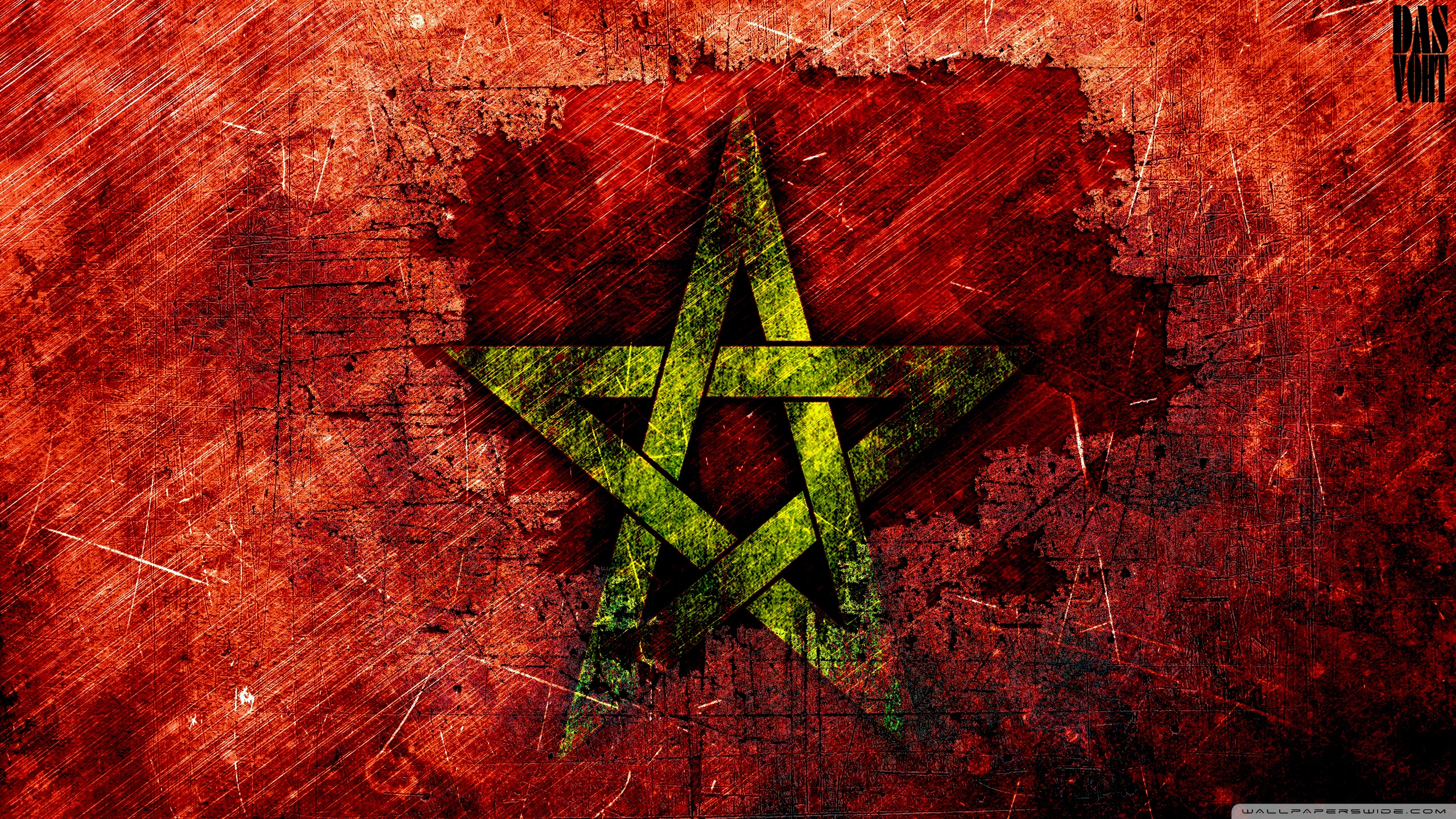 Morocco Flag Wallpaper