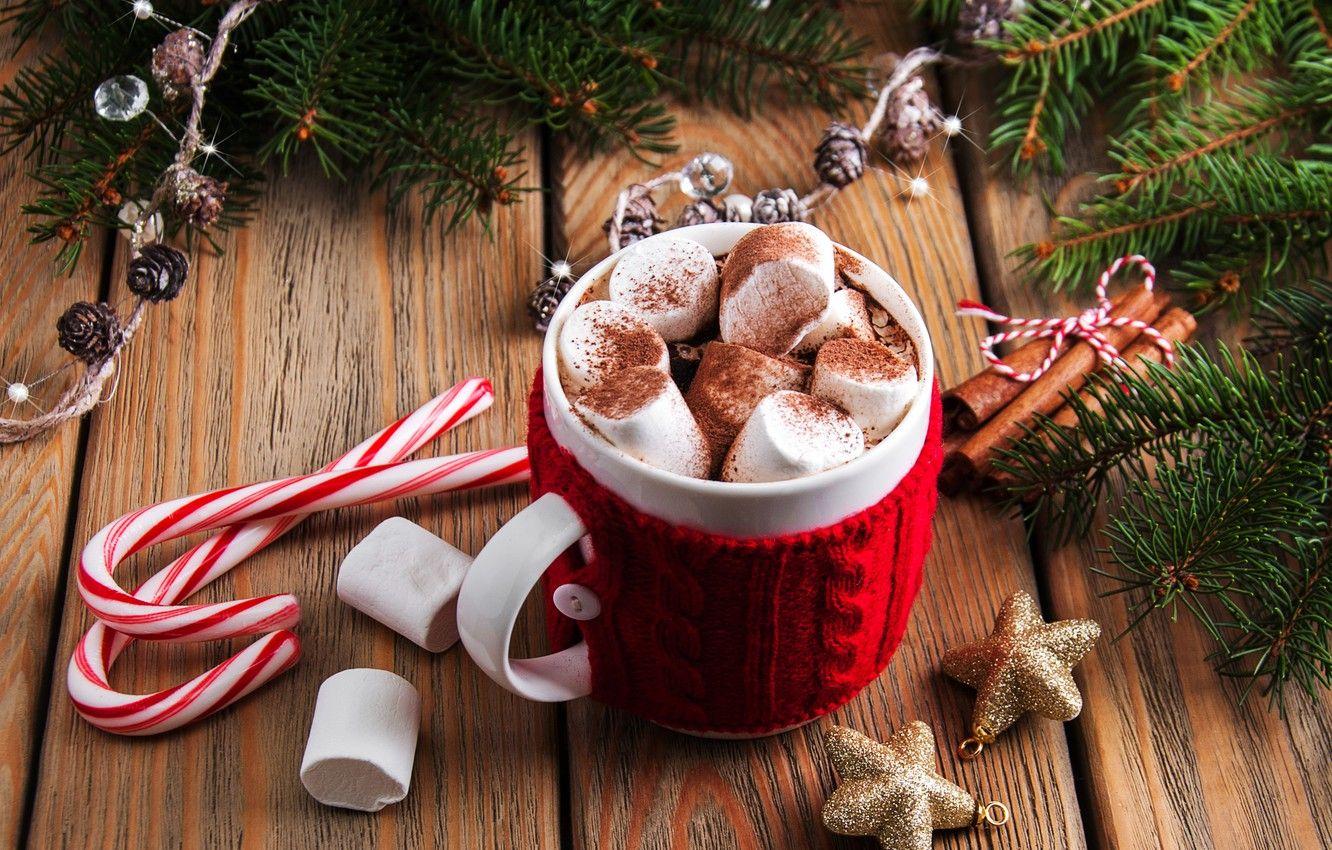 Hot Chocolate With A Christmas Tree Wallpapers - Wallpaper Cave
