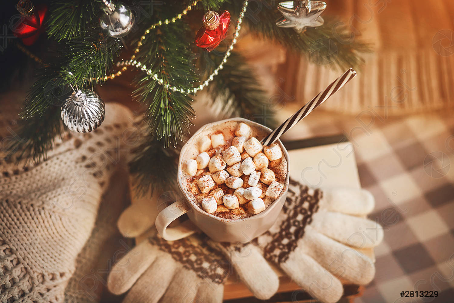 Hot Chocolate With A Christmas Tree Wallpapers - Wallpaper Cave