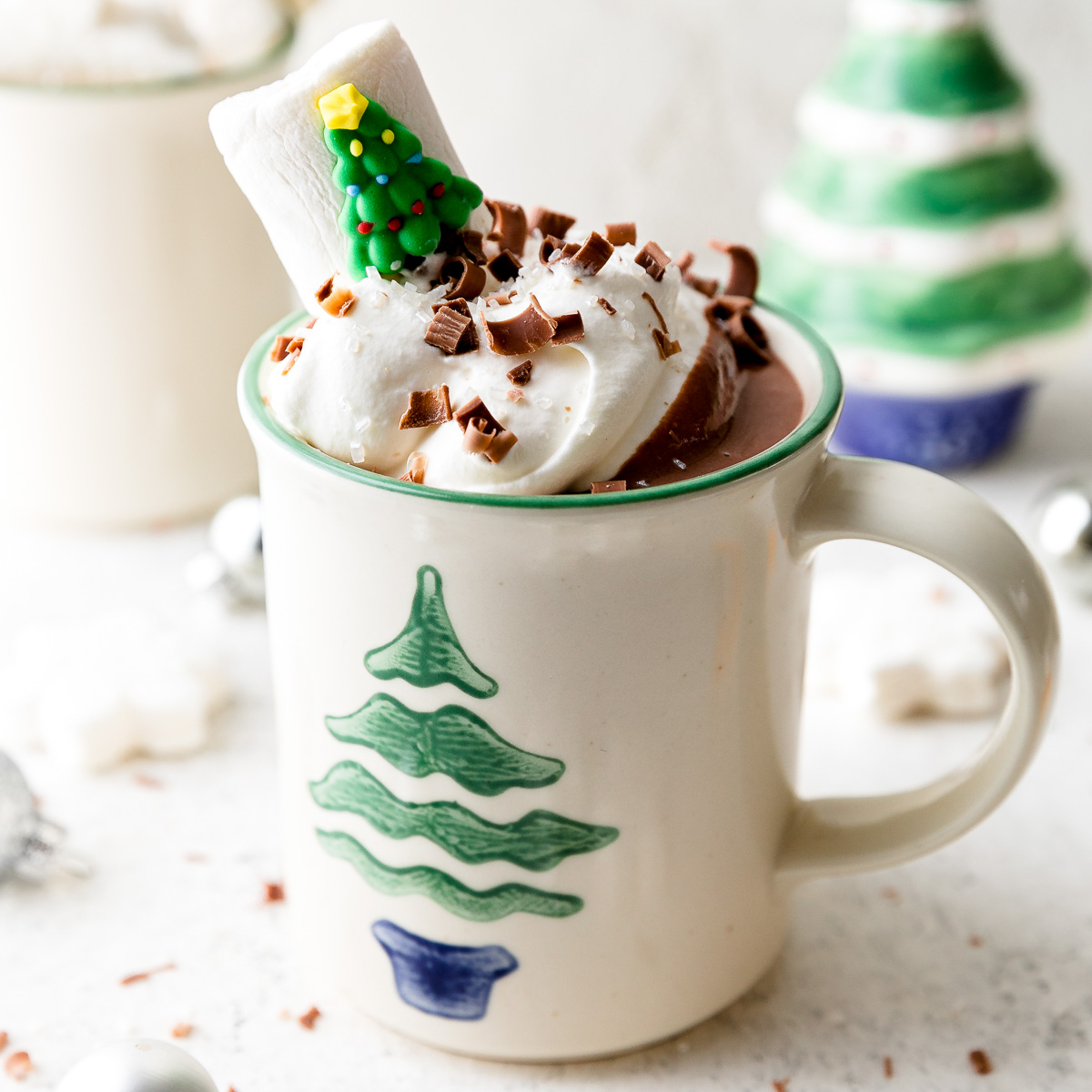 Christmas Hot Chocolate {Seriously Rich & Creamy Cocoa!}