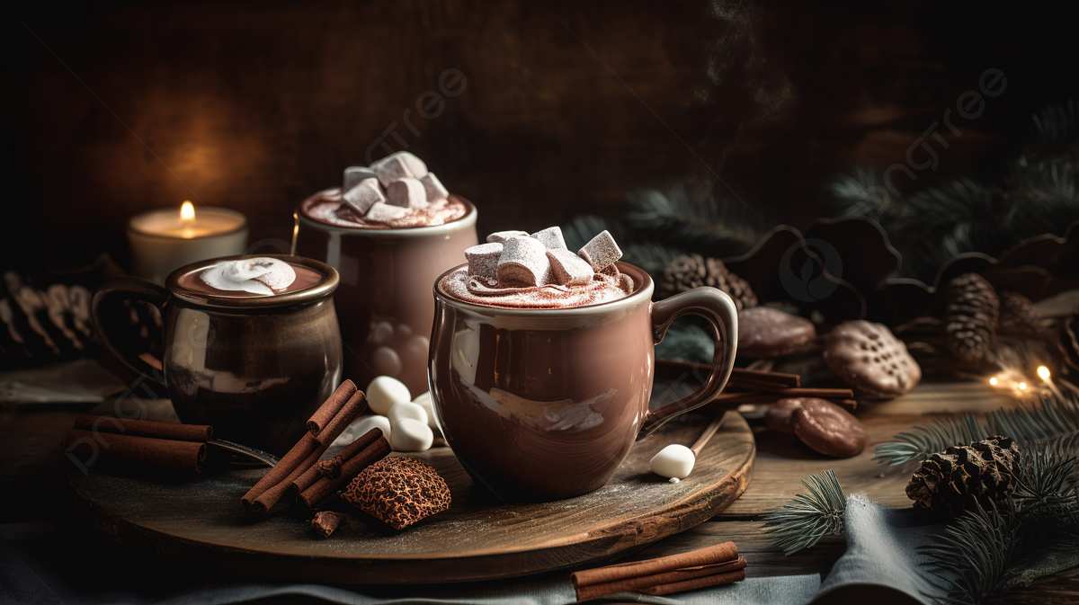 Hot Chocolate With A Christmas Tree Wallpapers - Wallpaper Cave