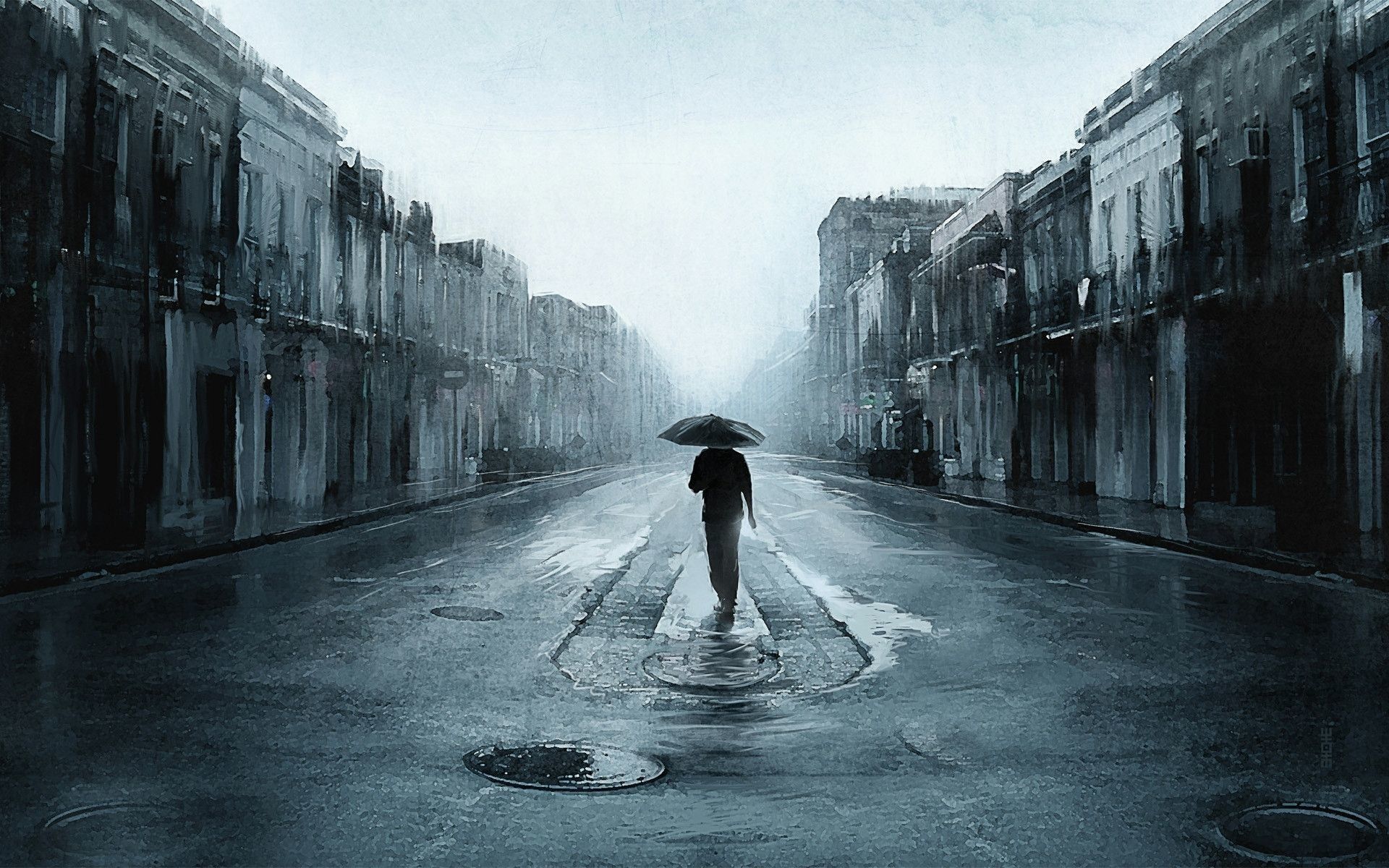 Rain Background HD High Resolution