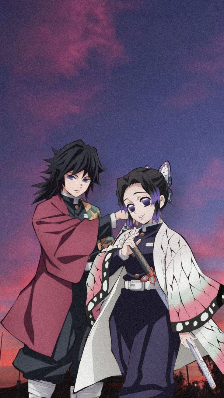 Wallpaper Tomioka Giyu X Shinobu Kocho.. Demon Slayer. Imagenes de animales kawaii, Imagenes de animales, Animales kawaii