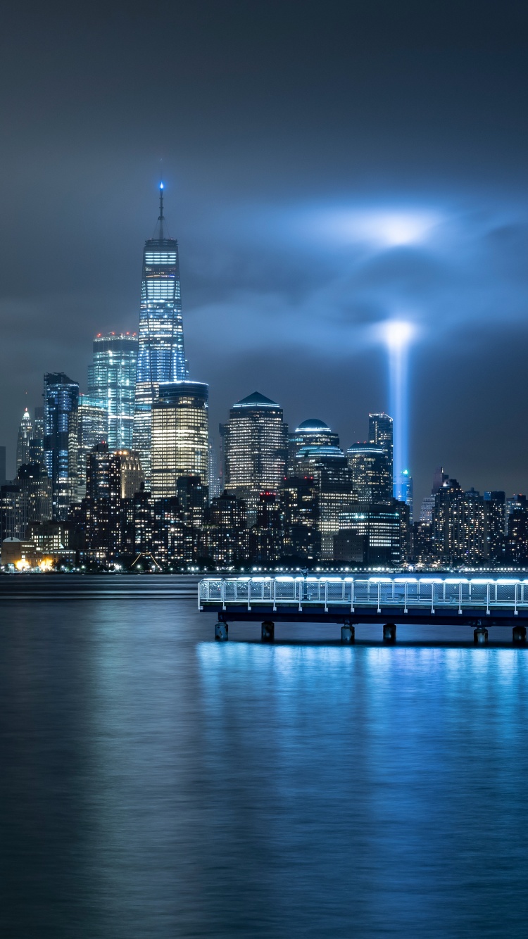 New York City Wallpaper 4K, City Skyline, Landscape