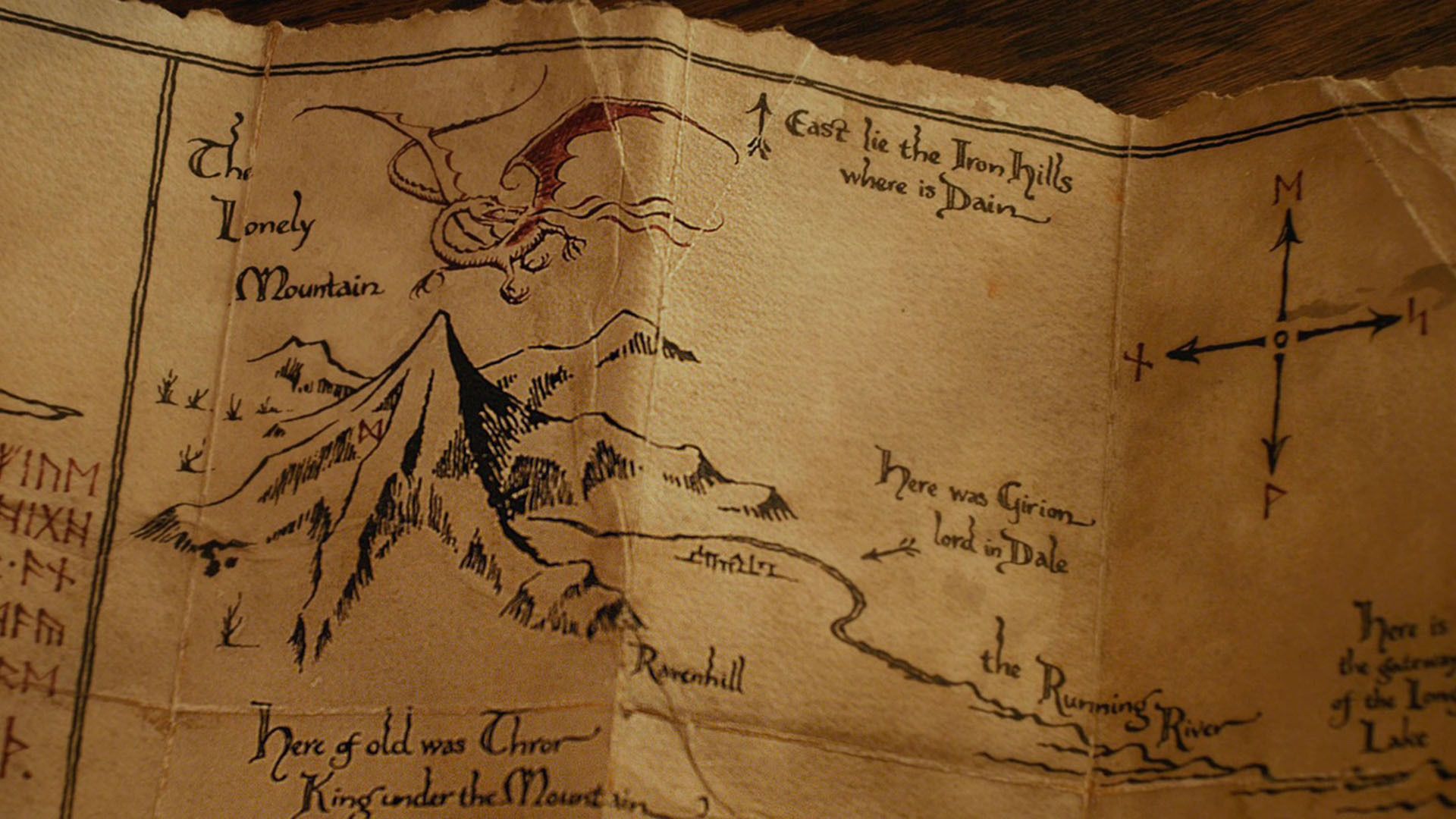 Hobbit Map Wallpapers - Wallpaper Cave