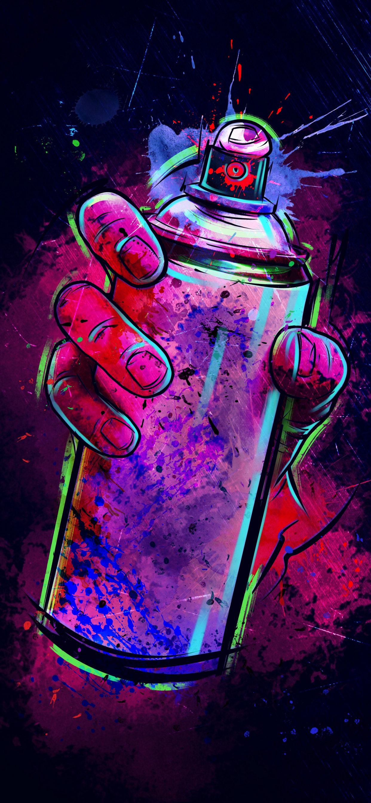 Wallpaper Spray Paint, Aerosol Spray Dispenser, Paint, Graffiti, Wall, Background Free Image