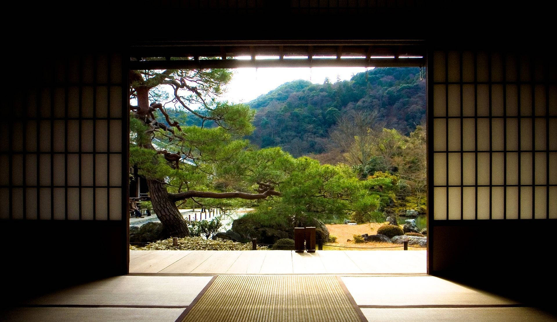 Download Zen Japanese Meditating Room Wallpaper