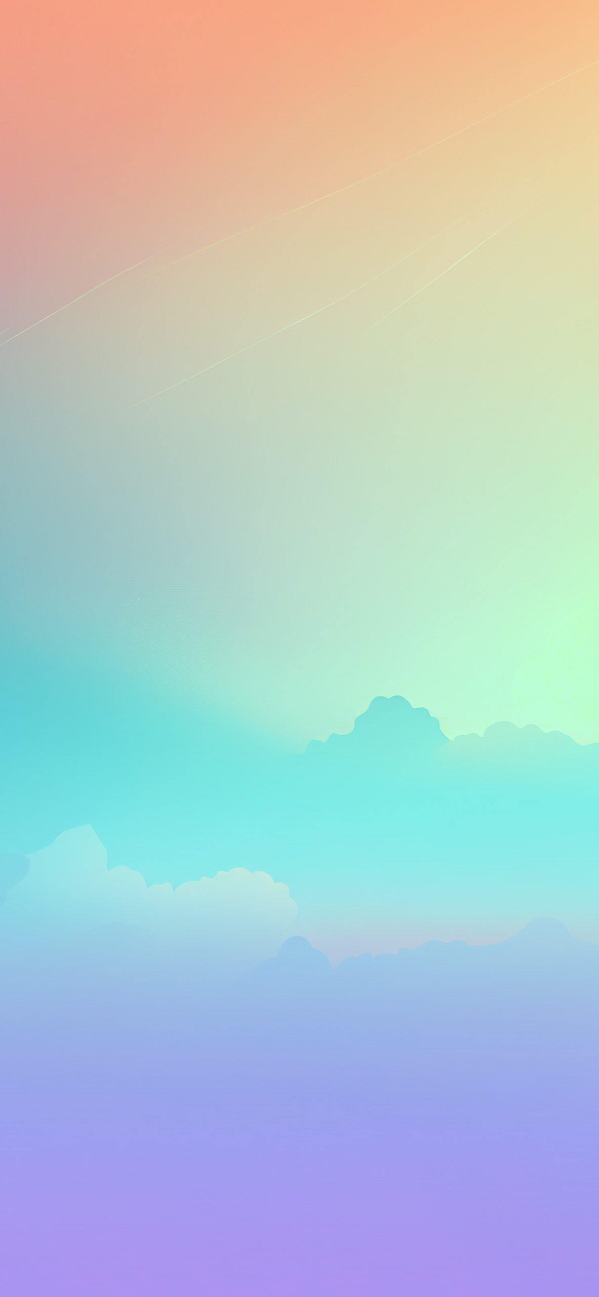Clouds Pastel Gradient Wallpaper Pastel Wallpaper 4k