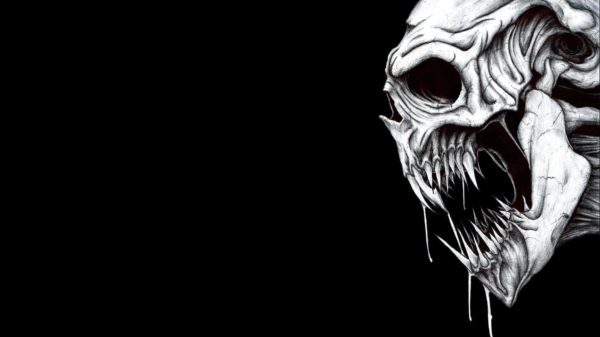 Black Skeleton Wallpaper