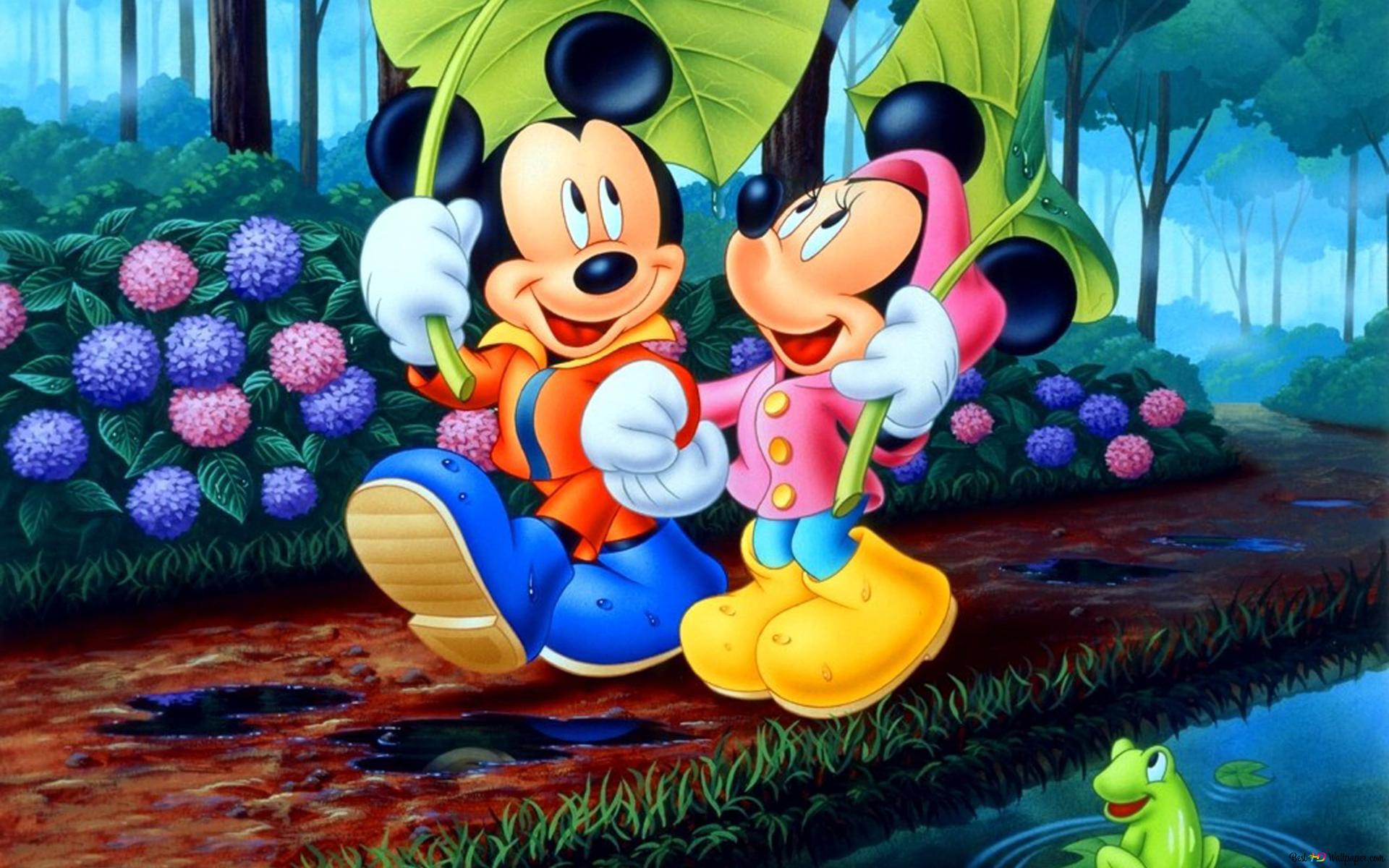 Mickey and minnie mouse 2K wallpaper download