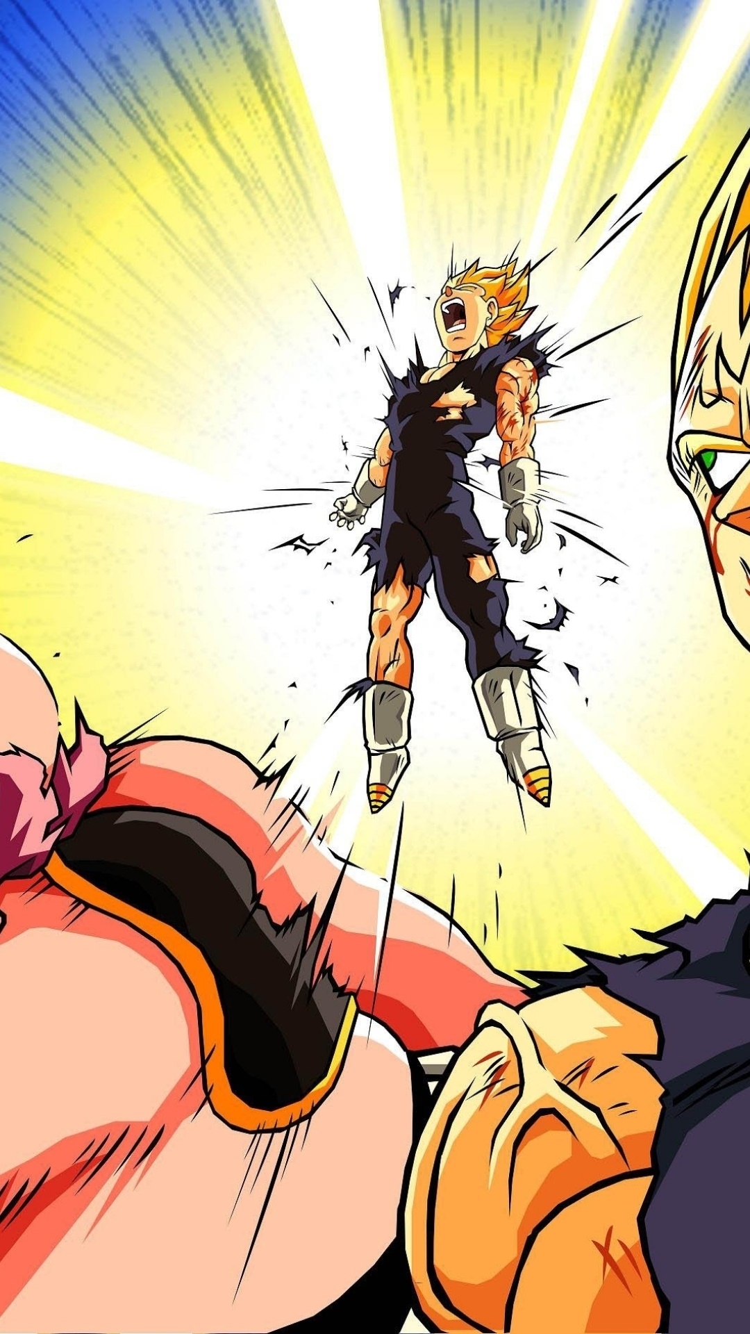 Wallpaper / Anime Dragon Ball Z Phone Wallpaper, Majin Buu, Vegeta (Dragon Ball), 1080x1920 free download