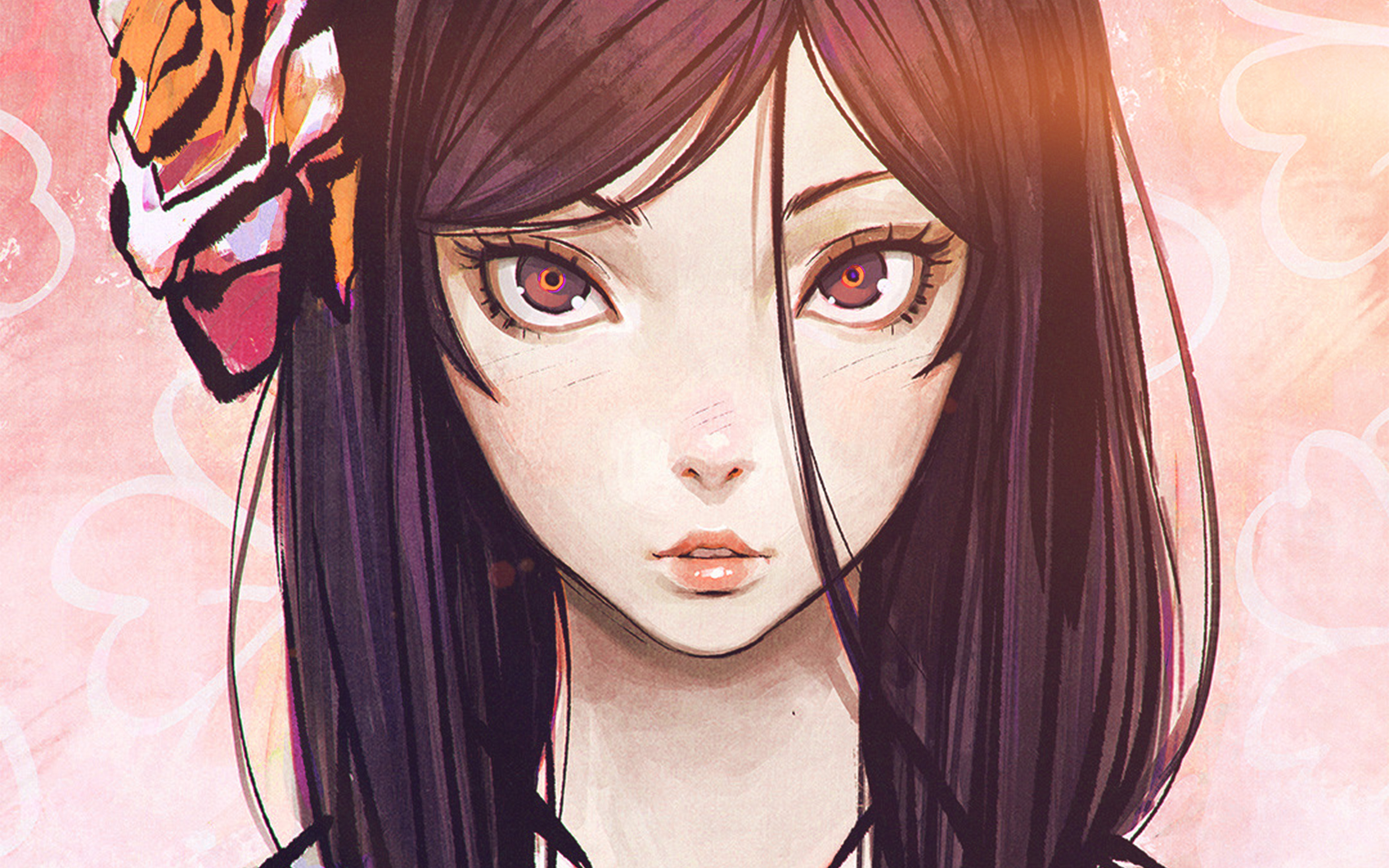 Eye Girl Anime Illustration Eye