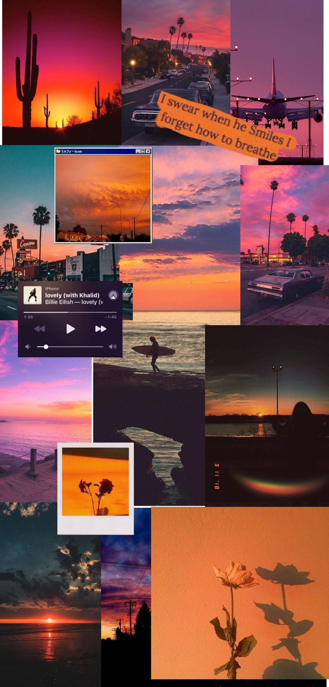 orange purple sunset wallpaper. Sunset wallpaper, Sunset picture, Aesthetic wallpaper