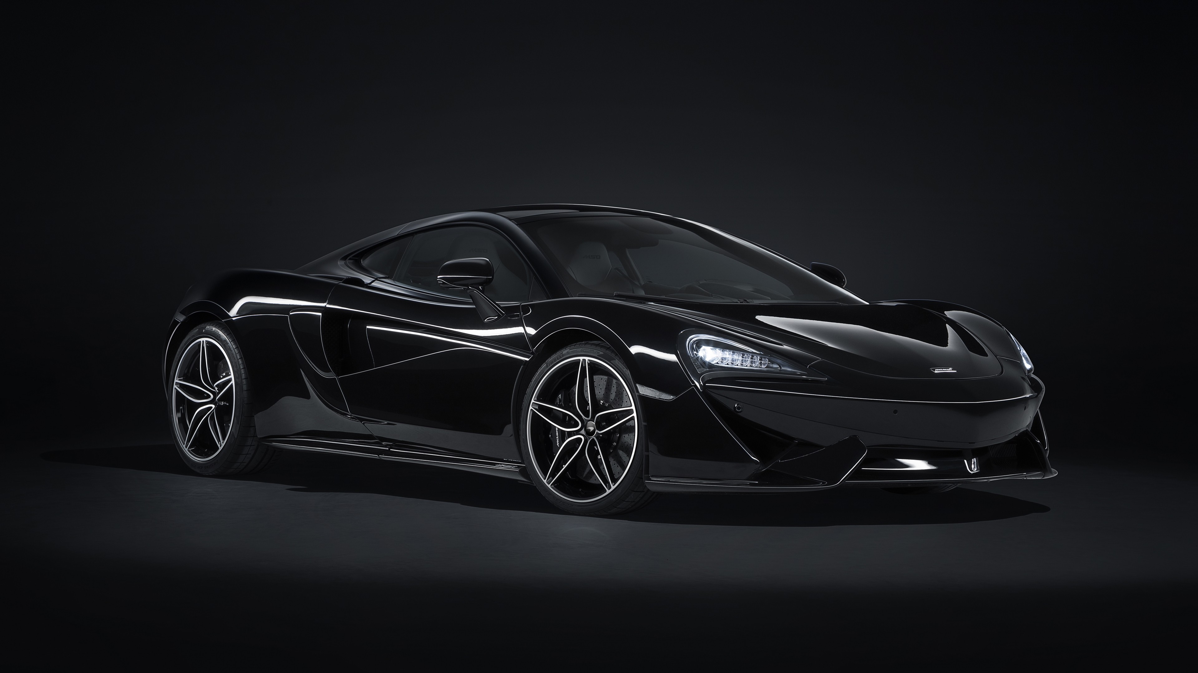 MSO McLaren 720S Black 4K Wallpaper Car Wallpaper