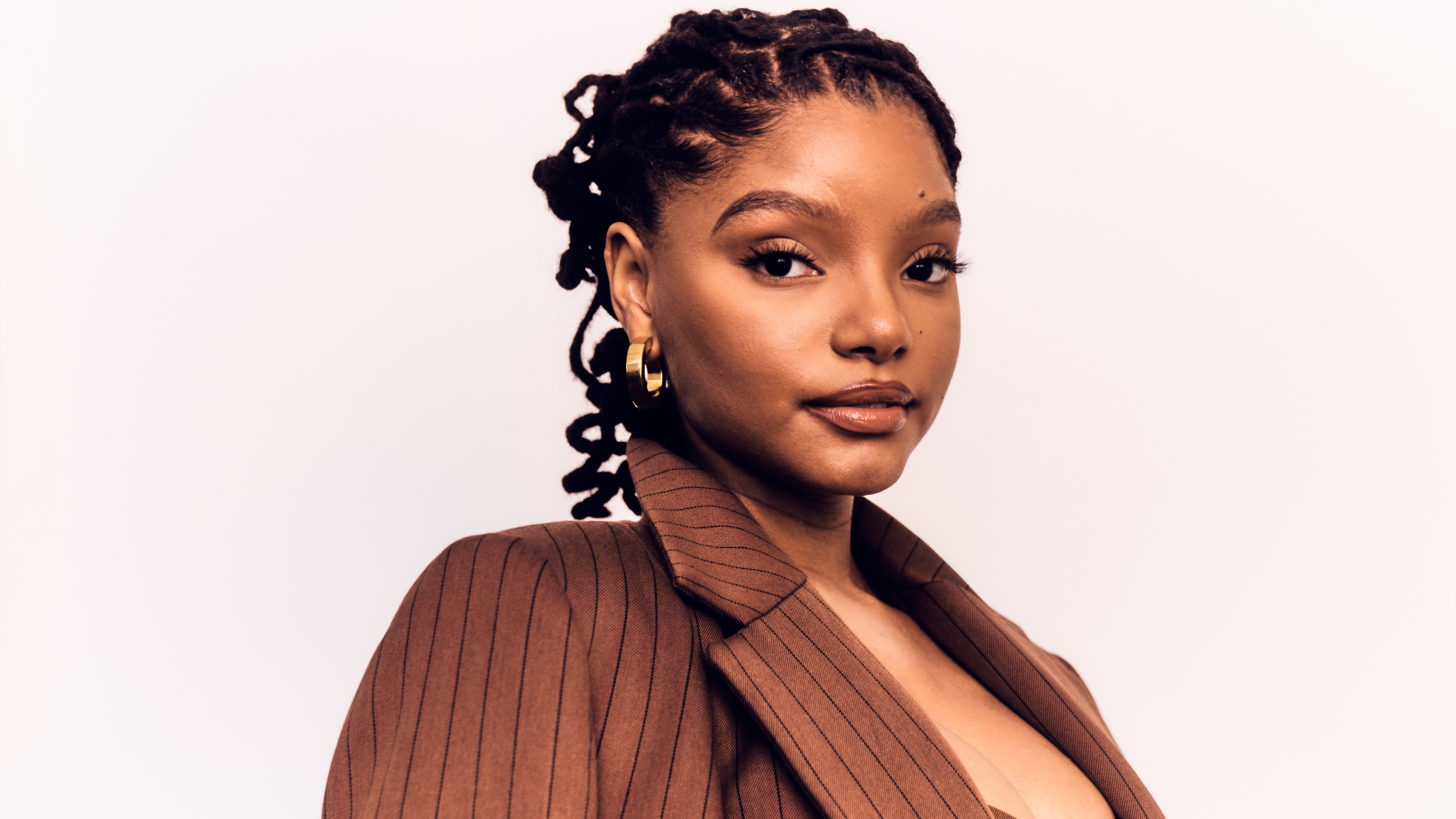 Halle Bailey Wallpaper 4K, American actress