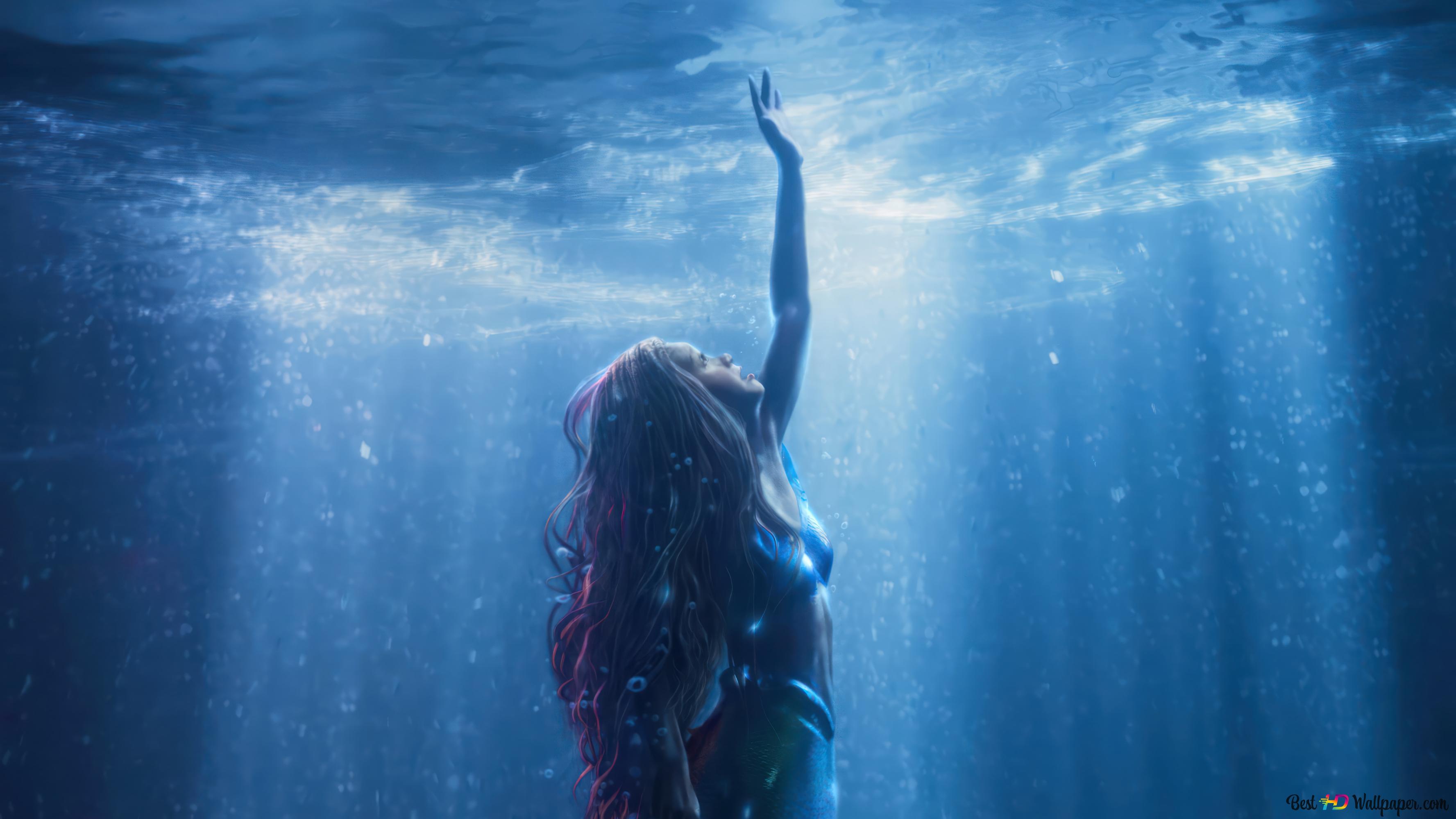 Ariel (Halle Bailey) from The Little Mermaid 4K wallpaper download