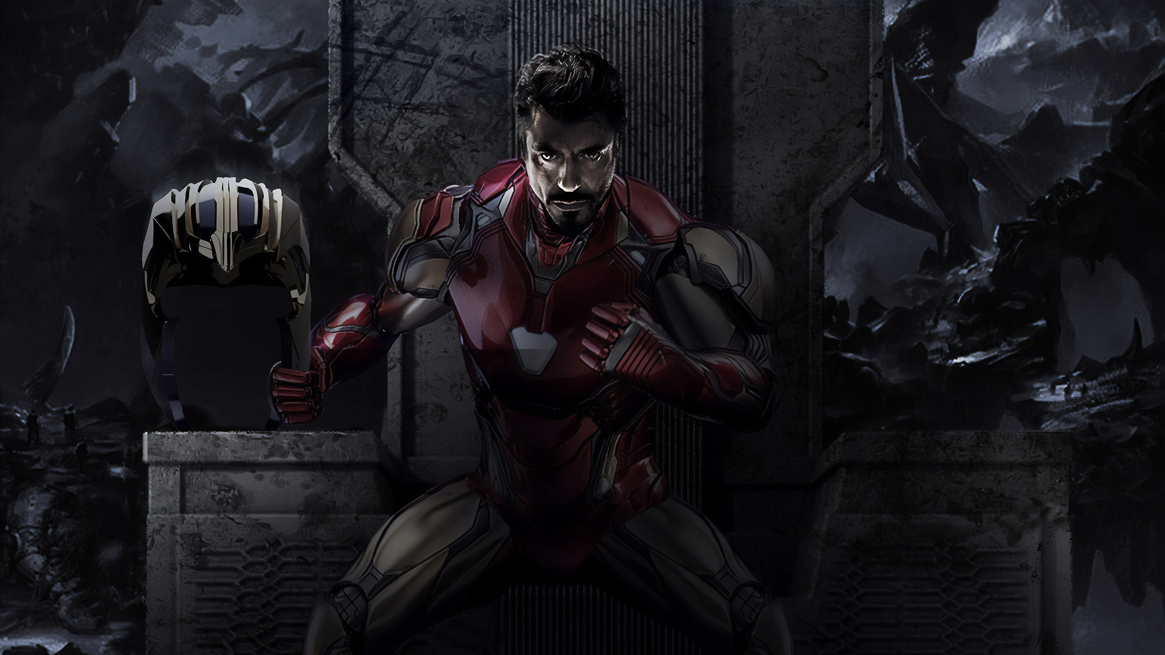 Iron Man, Tony Stark, Avengers Endgame, 4K Gallery HD Wallpaper